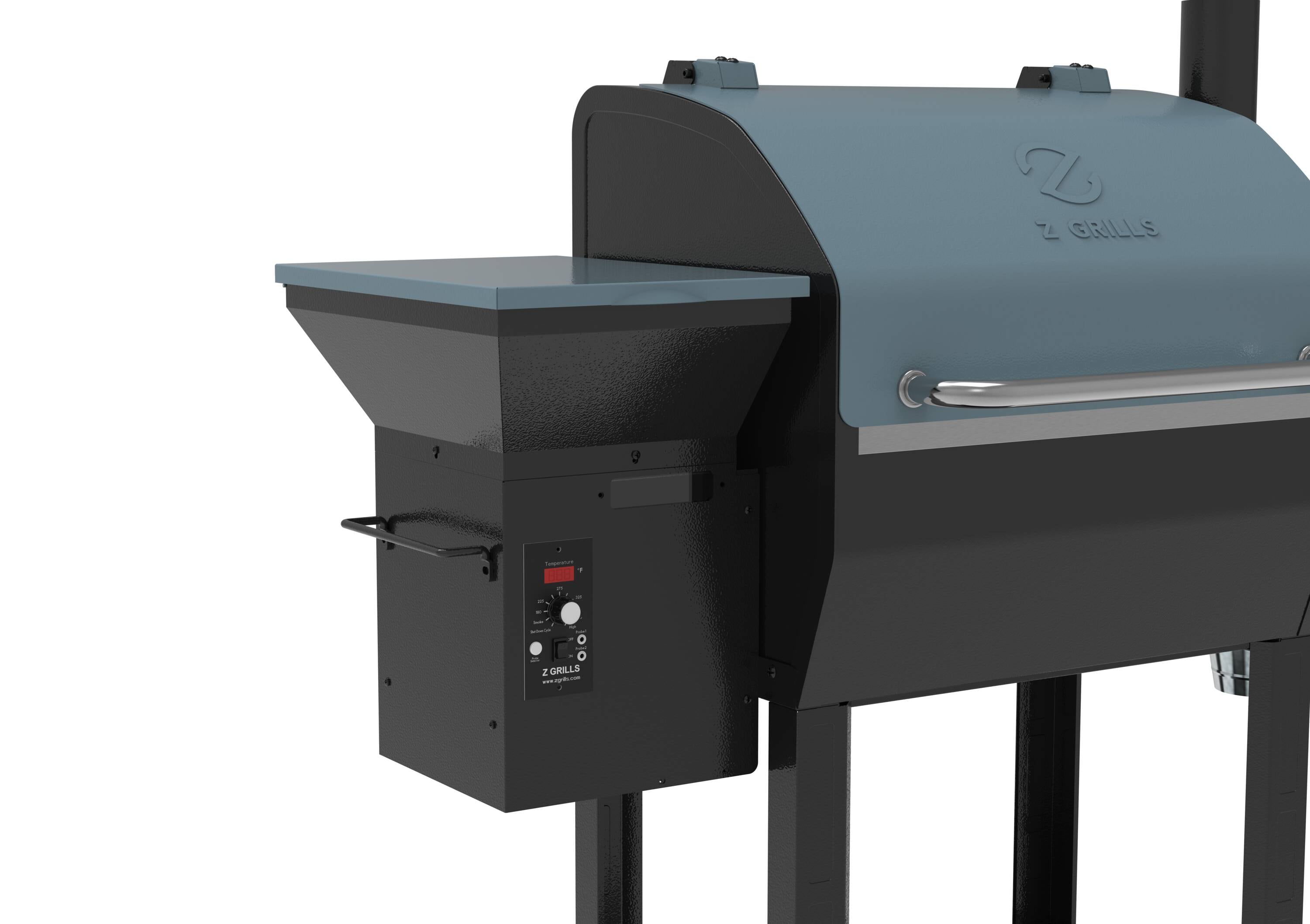 Z GRILLS Zgrill 1056-Sq. in Cobalt Blue Pellet Grill