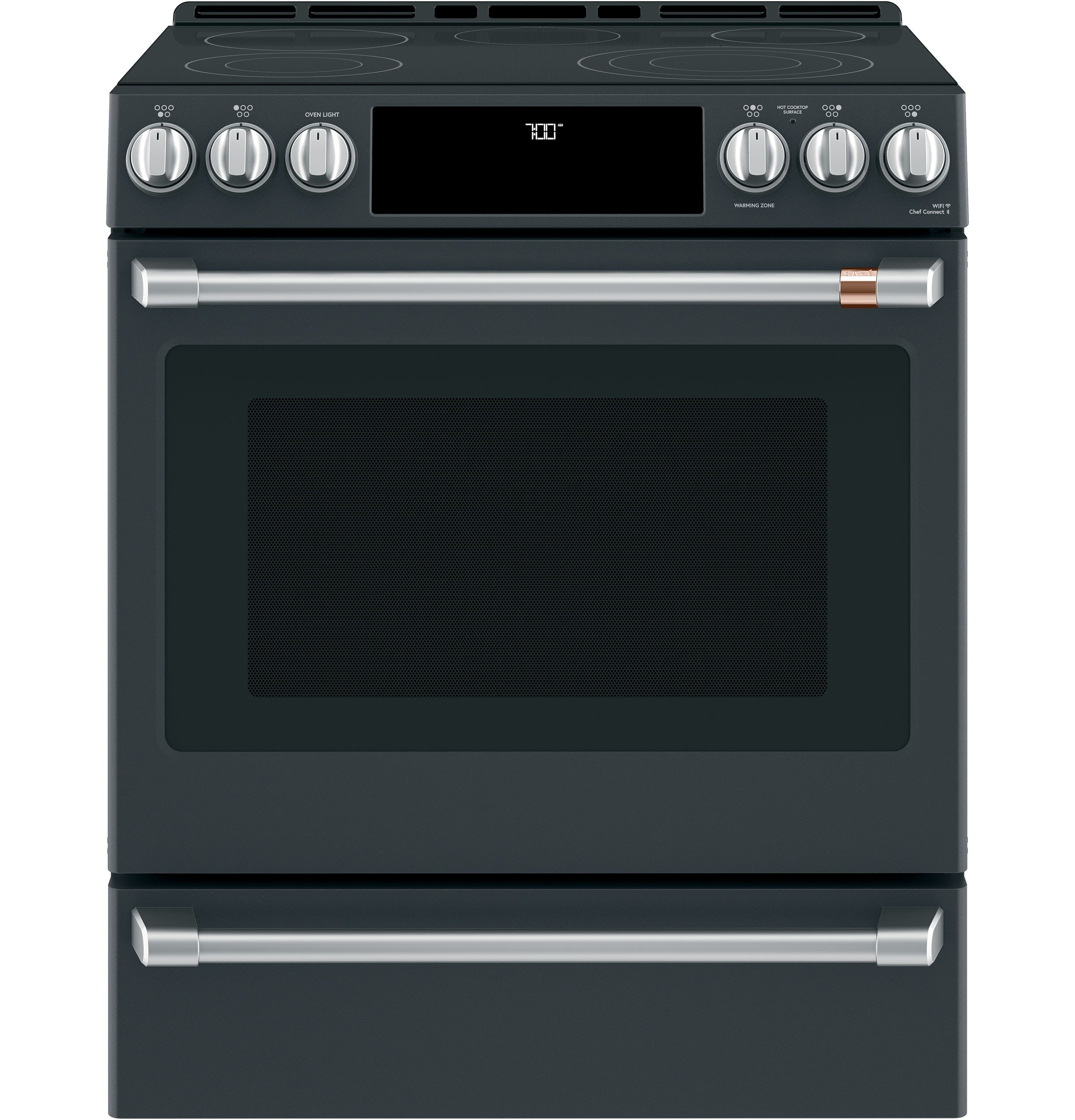 Cafe 30-in Electric range Handle and knob kit ( Brushed Stainless )