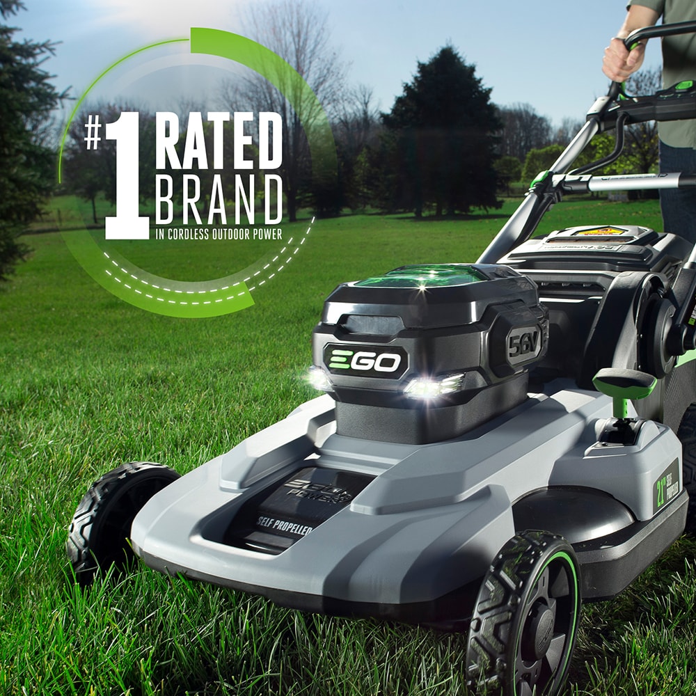 EGO 21-in Battery Self-propelled Lawn Mower with (2) 4 Ah Batteries Included