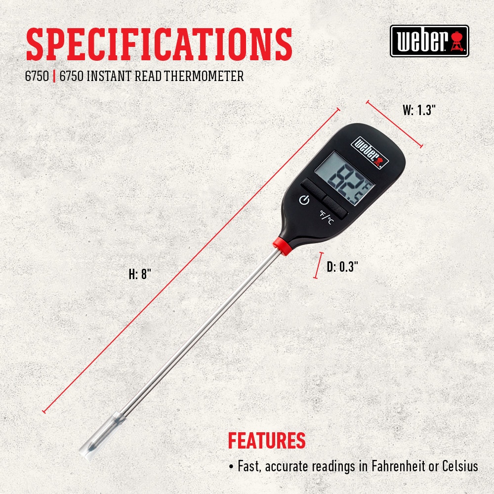 Weber Digital Probe Meat Thermometer
