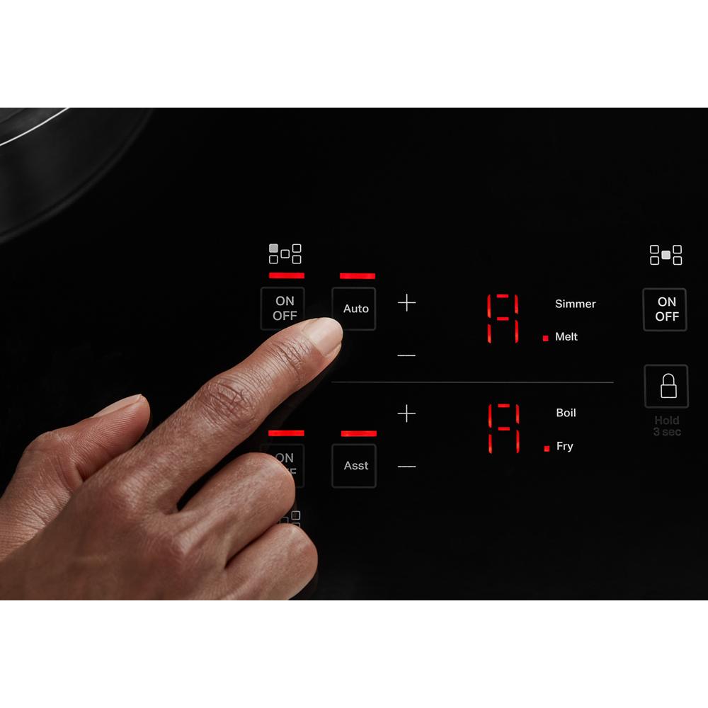 KitchenAid 36-in 5 burners Black Induction Cooktop