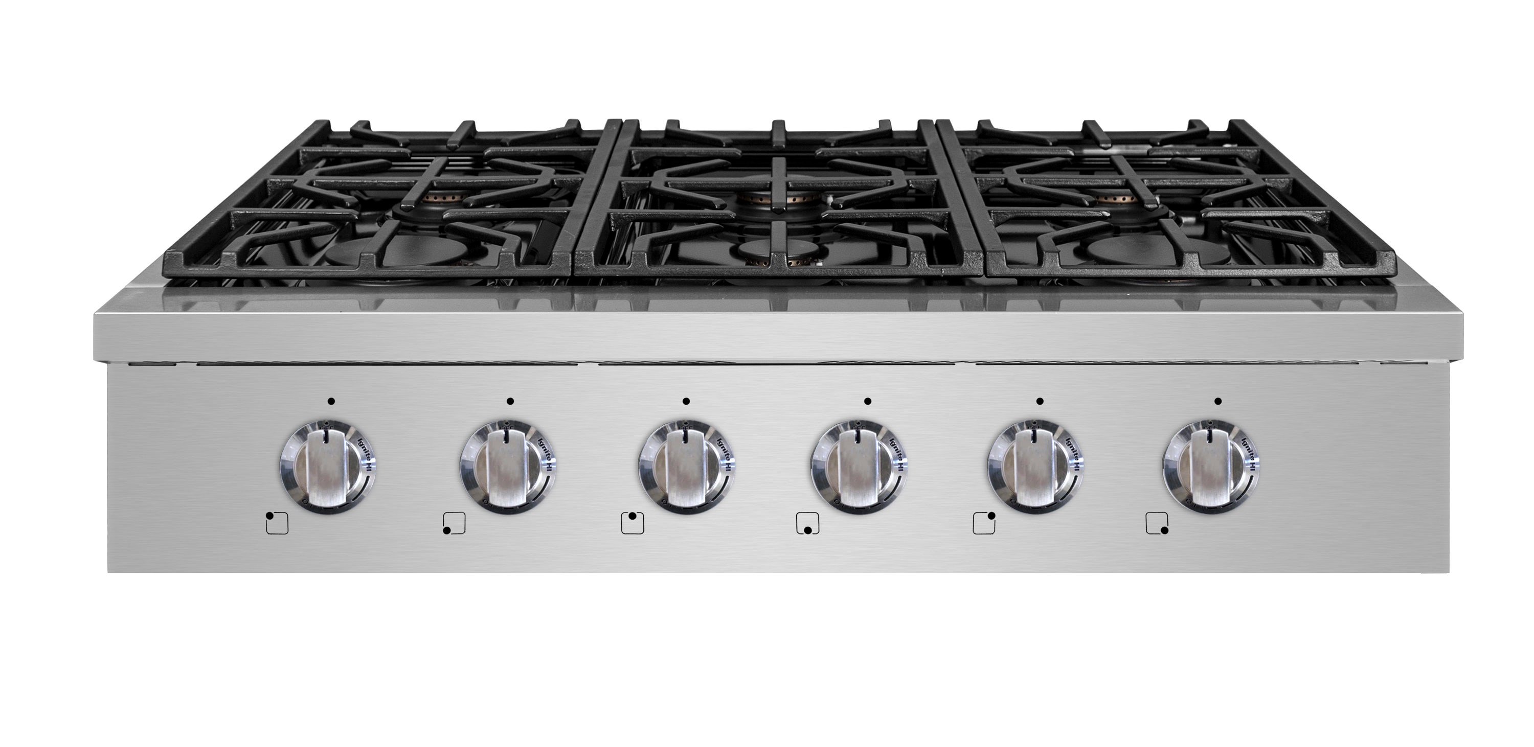 NXR LST3611LP 36-in 6 burners Stainless steel Gas Cooktop