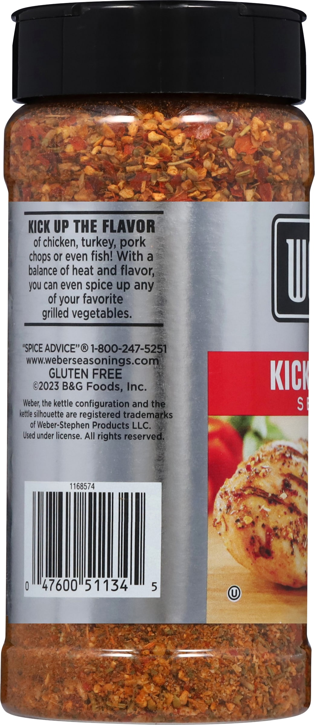 Weber 11-oz Kick'n chicken Rub/Seasoning