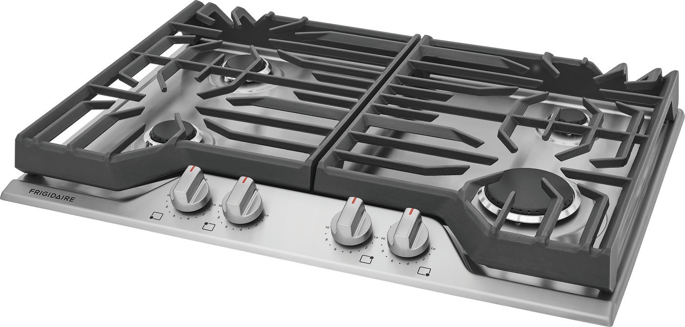 Frigidaire 30-in 4 burners Stainless steel Gas Cooktop