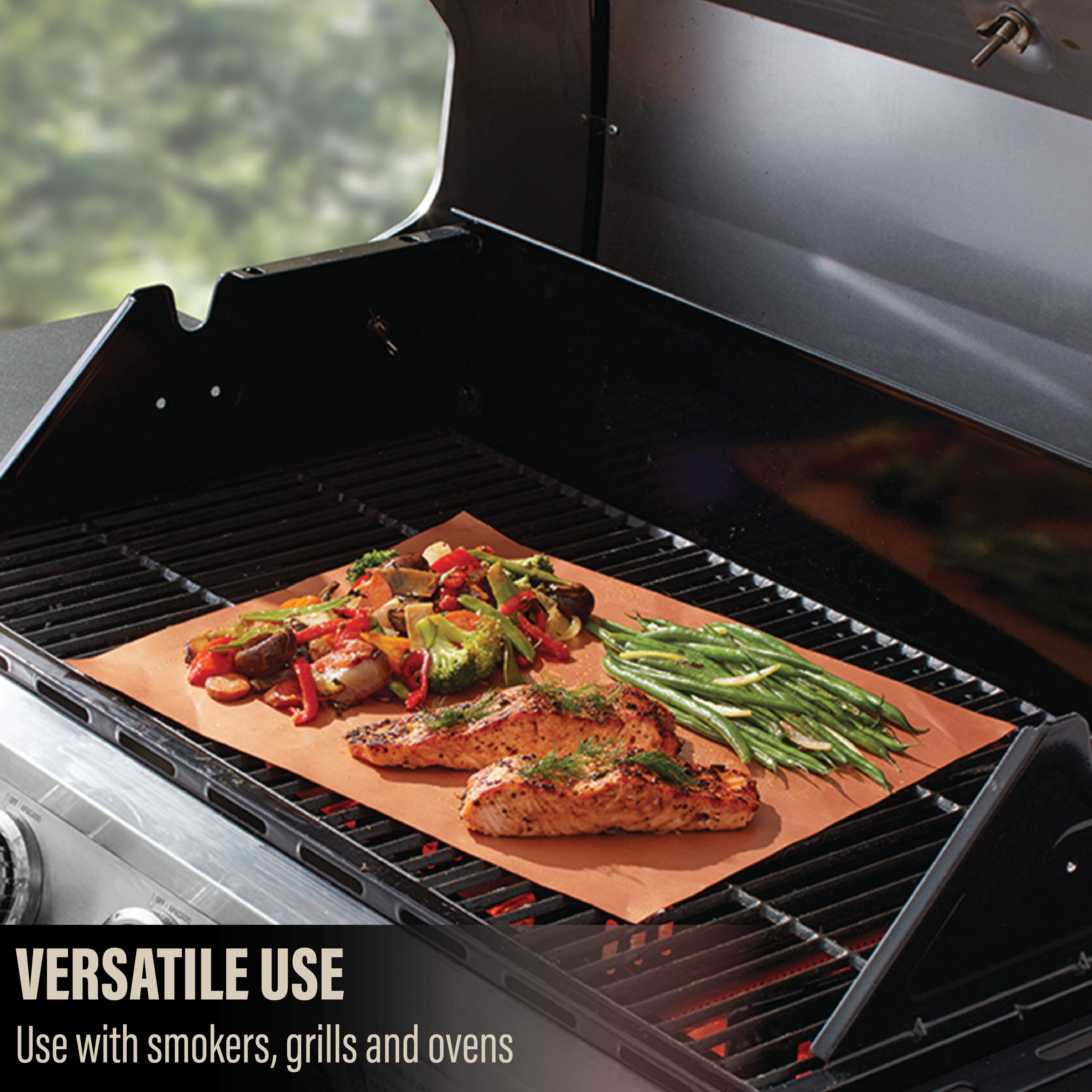 Master Forge 2 -Pack Plastic Non-Stick Grill sheet(s)