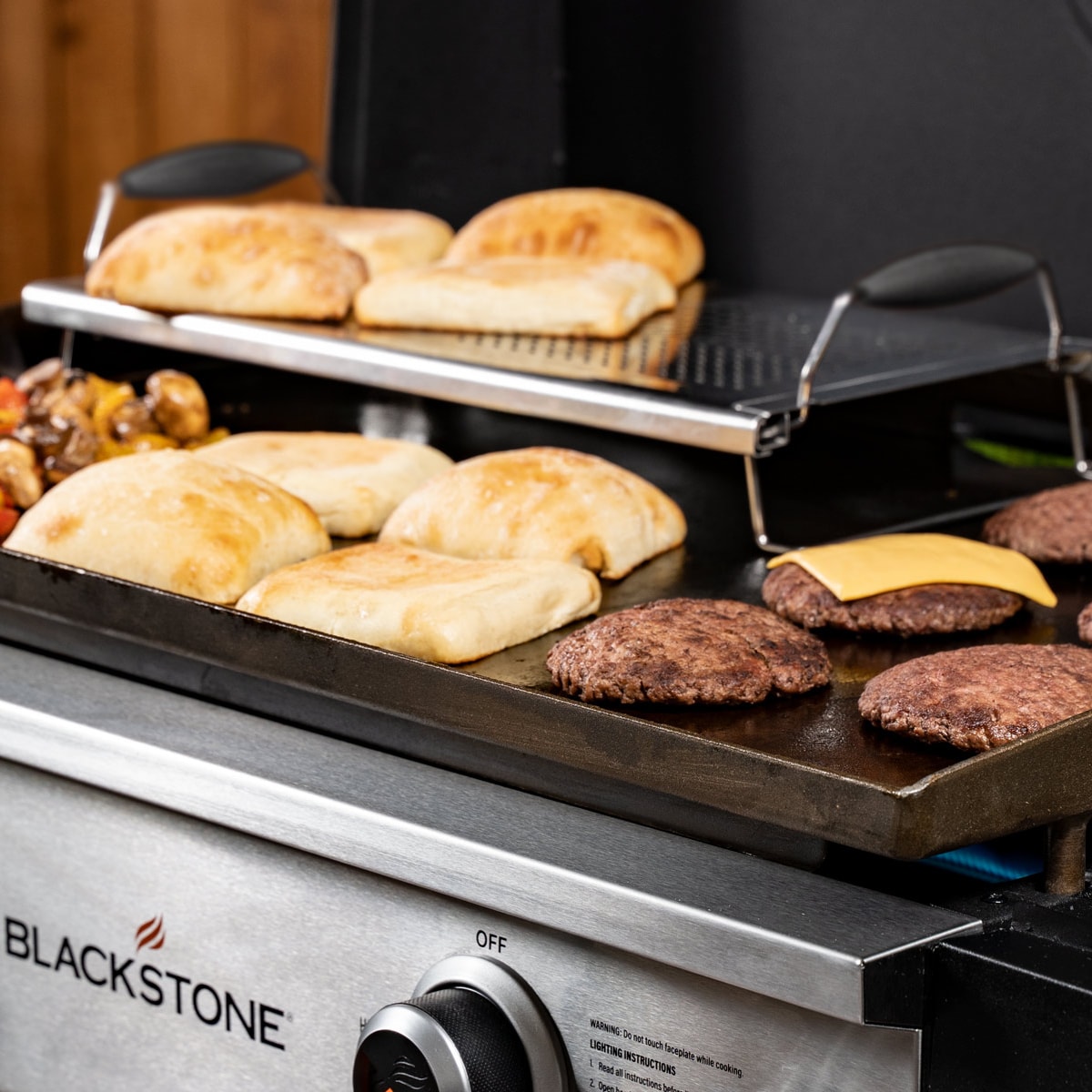 Blackstone Culinary Adjustable 28-in x 8.5-in Rectangle Stainless steel Warming rack