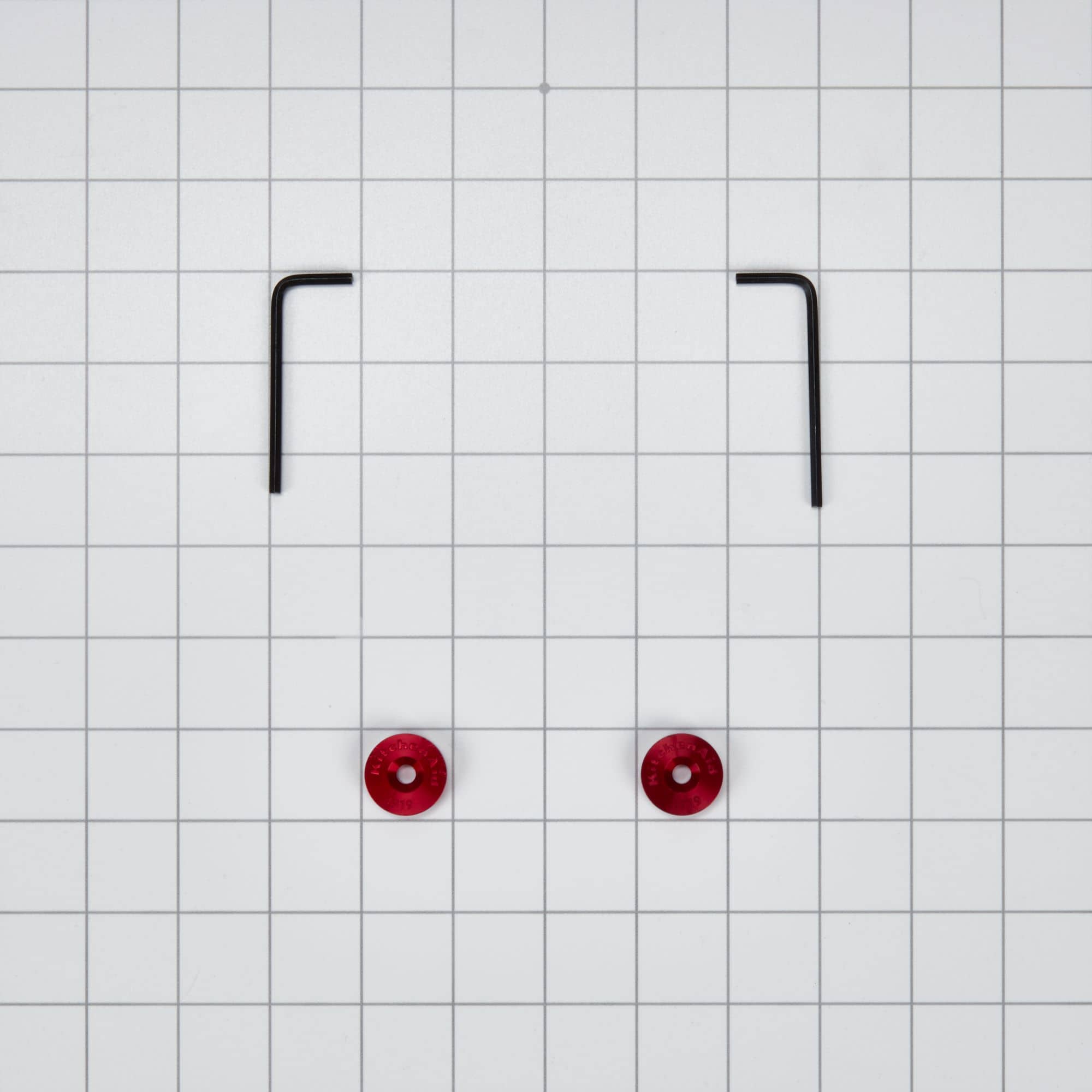 KitchenAid Wall oven handle medallion ( Red )