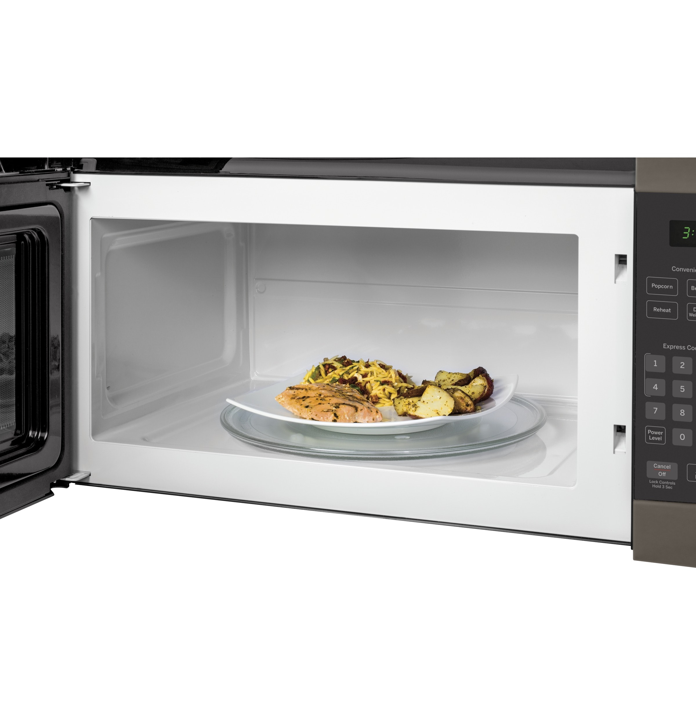 GE 1 6 cu ft 1000 Watt Over the Range Microwave Slate
