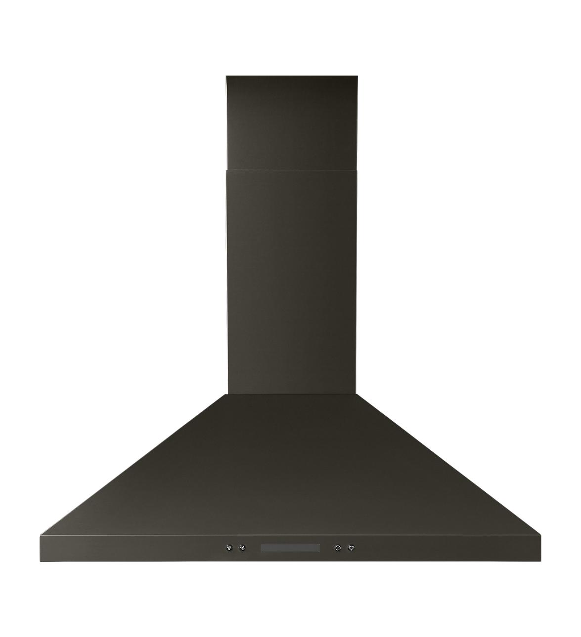 Whirlpool 30 in 400 CFM Convertible Fingerprint Resistant Black Stainless Smart Wall Mounted Range Hood with Charcoal Filter