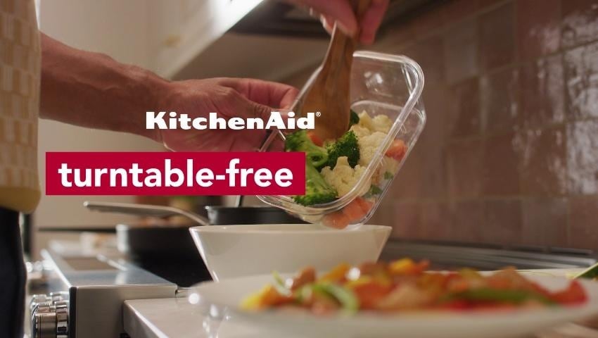 KitchenAid Flush Built in Design 1 1 cu ft 1000 Watt Over the Range Microwave with Sensor Cooking Printshield Stainless