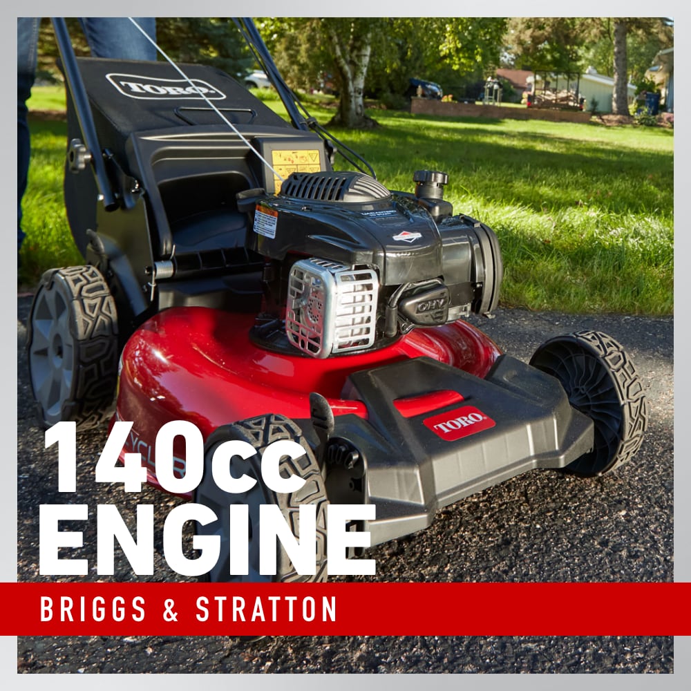 Toro Recycler 21-in Gas Self-propelled lawn mower with 140-cc Briggs and Stratton Engine