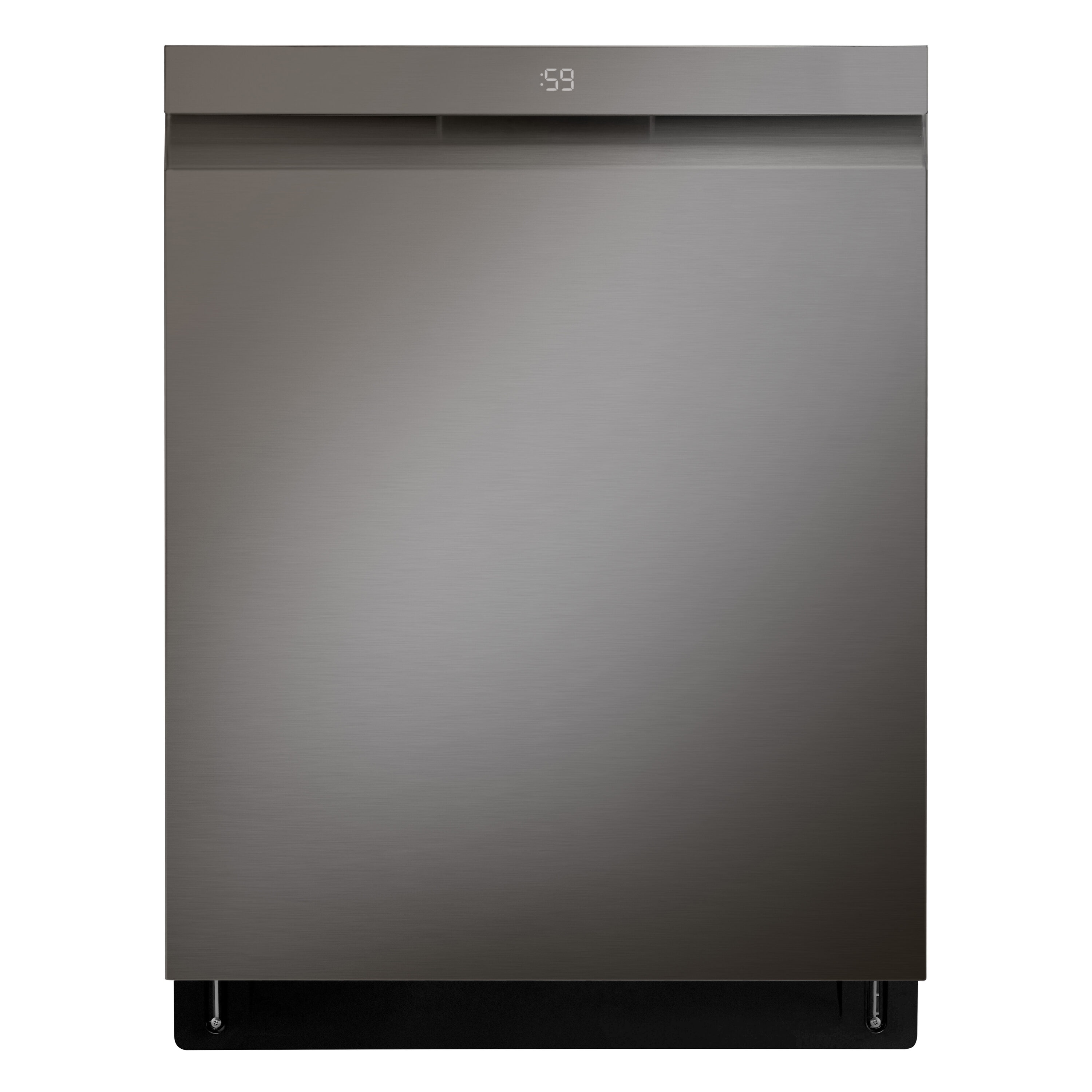 LG QuadWash Pro Top Control 24 in Smart Built In Dishwasher With Third Rack Printproof Black Stainless Steel 42 dBA