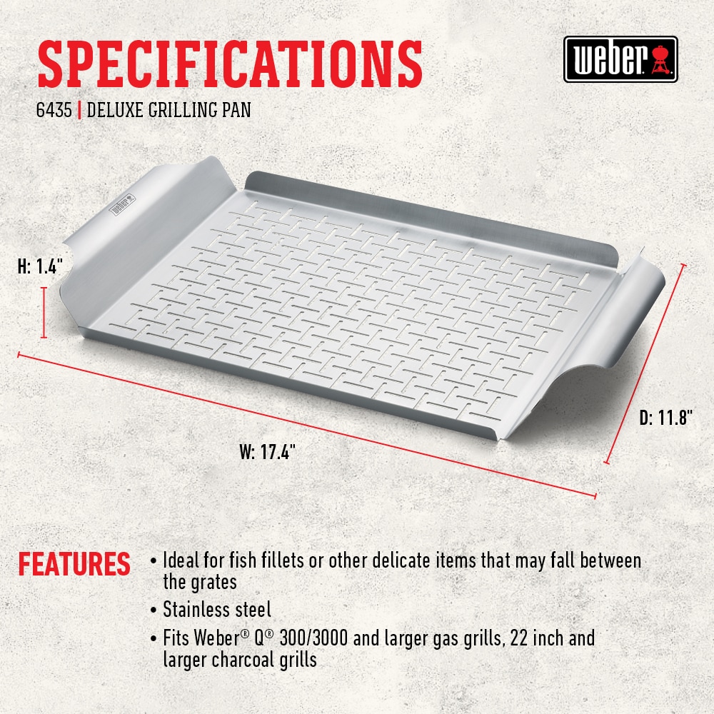 Weber Stainless steel Grill basket