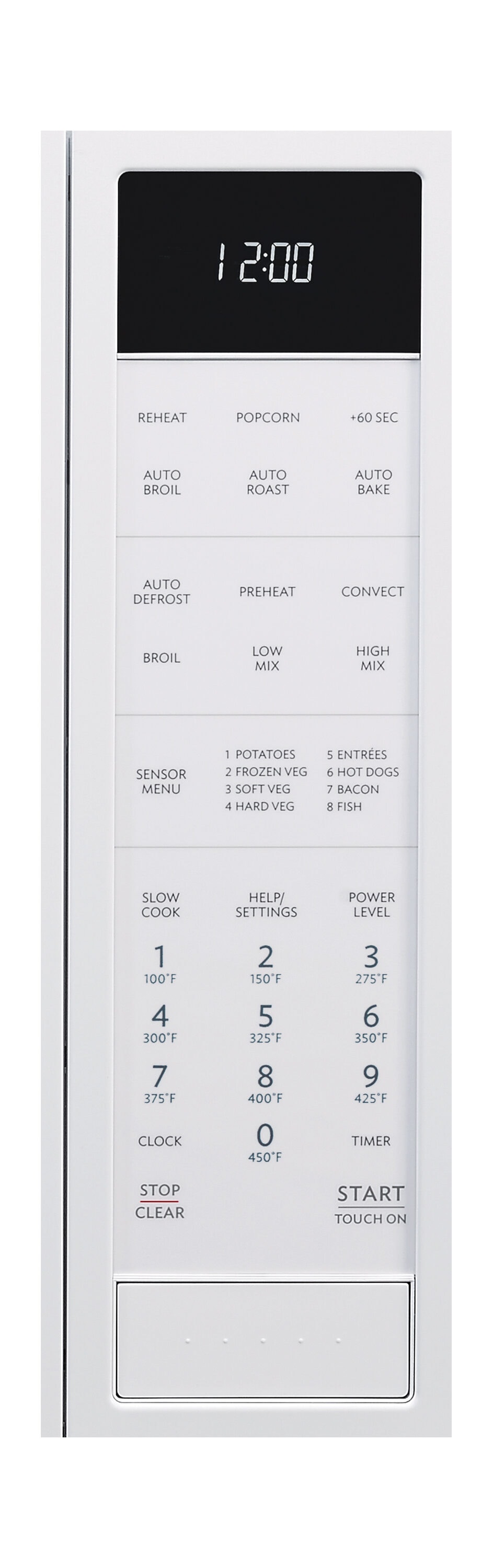 Sharp 1 5 cu ft Medium 900 Watt Sensor Cooking Controls Countertop Microwave White