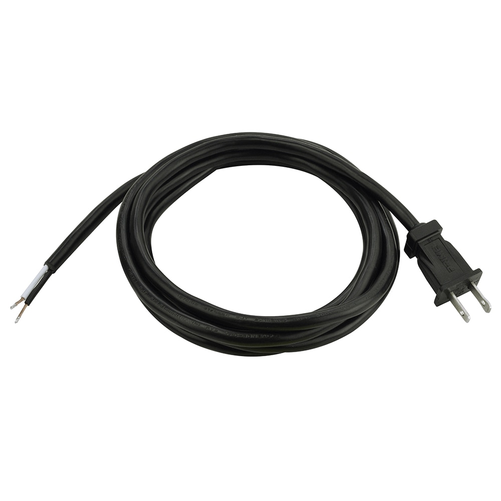 Utilitech 8-ft 13 -Amp 2 -Prong Black Garbage disposal Appliance Power Cord