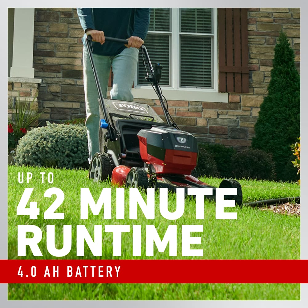 Toro Recycler 21-in 60-volt, Push Battery Walk Mower with (1) 4ah Battery Included