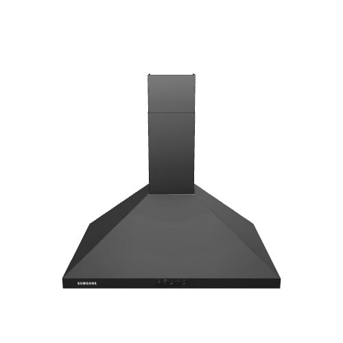 Samsung Convertible Fingerprint Resistant Black Stainless Steel Wall Mounted Range Hood Common 30 Inch Actual 30 in