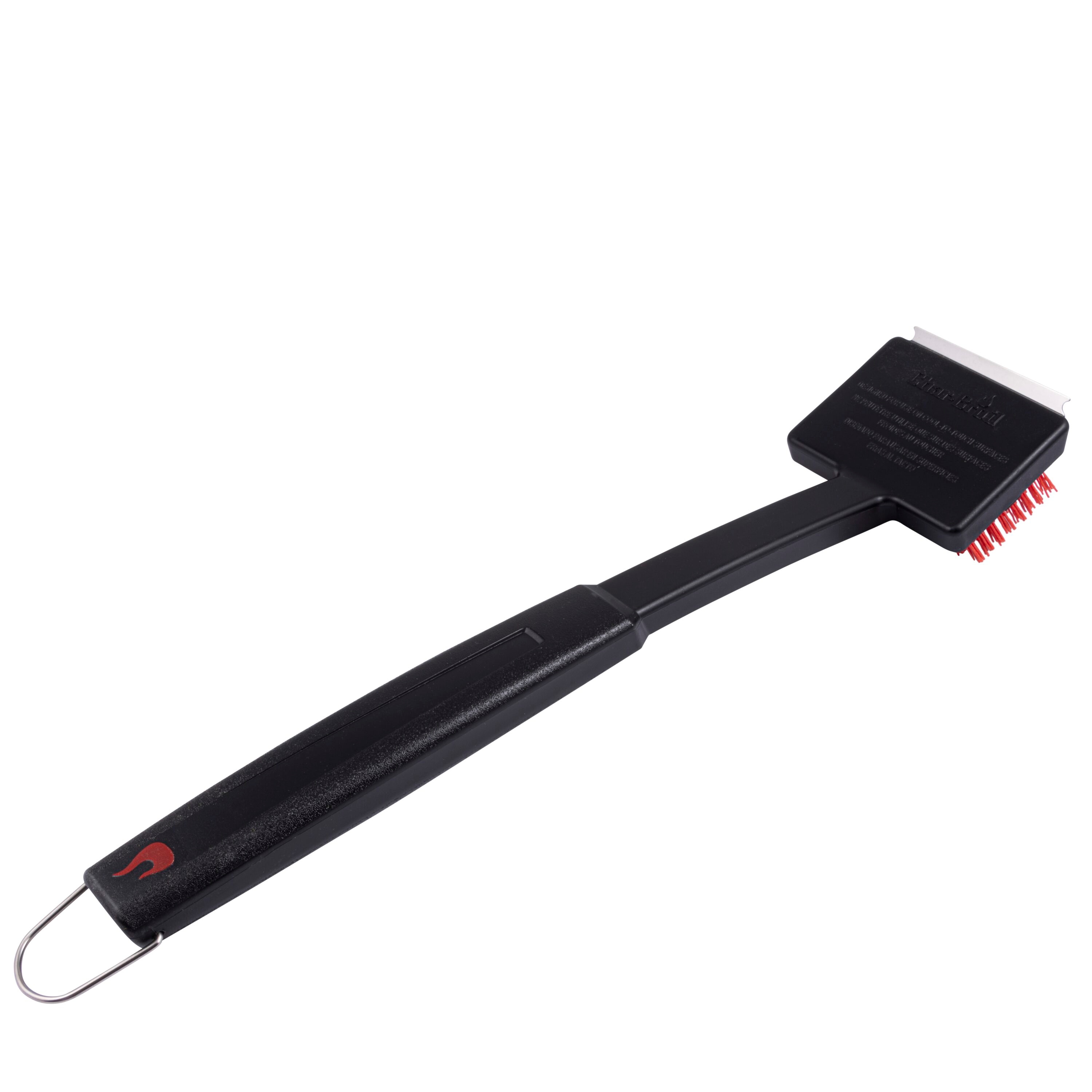 Charbroil Safer Nylon Grill brush with 7.4-in Plastic Handle with Scraper Blade