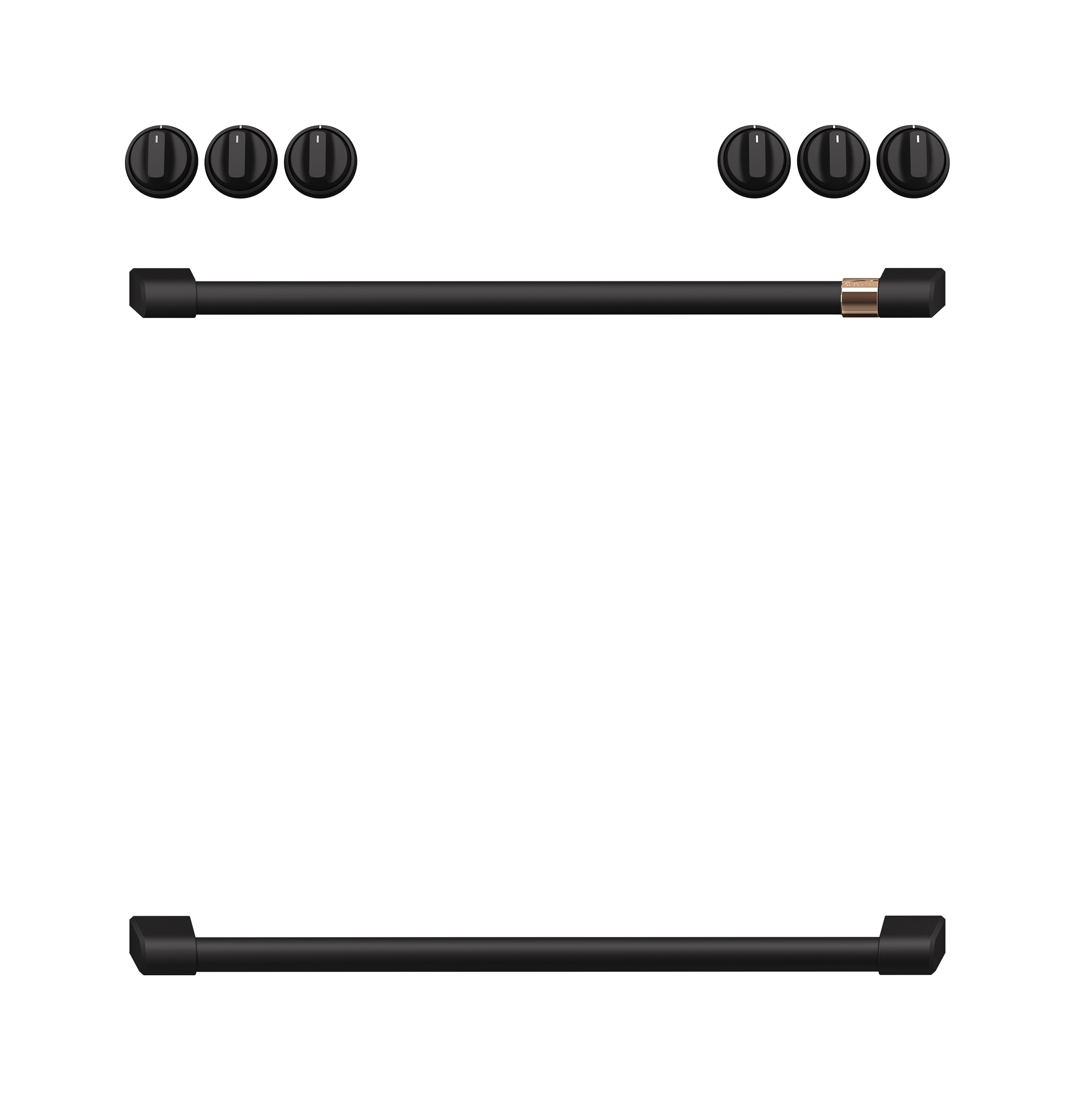 Cafe 30-in Gas range Handle and knob kit ( Flat Black )