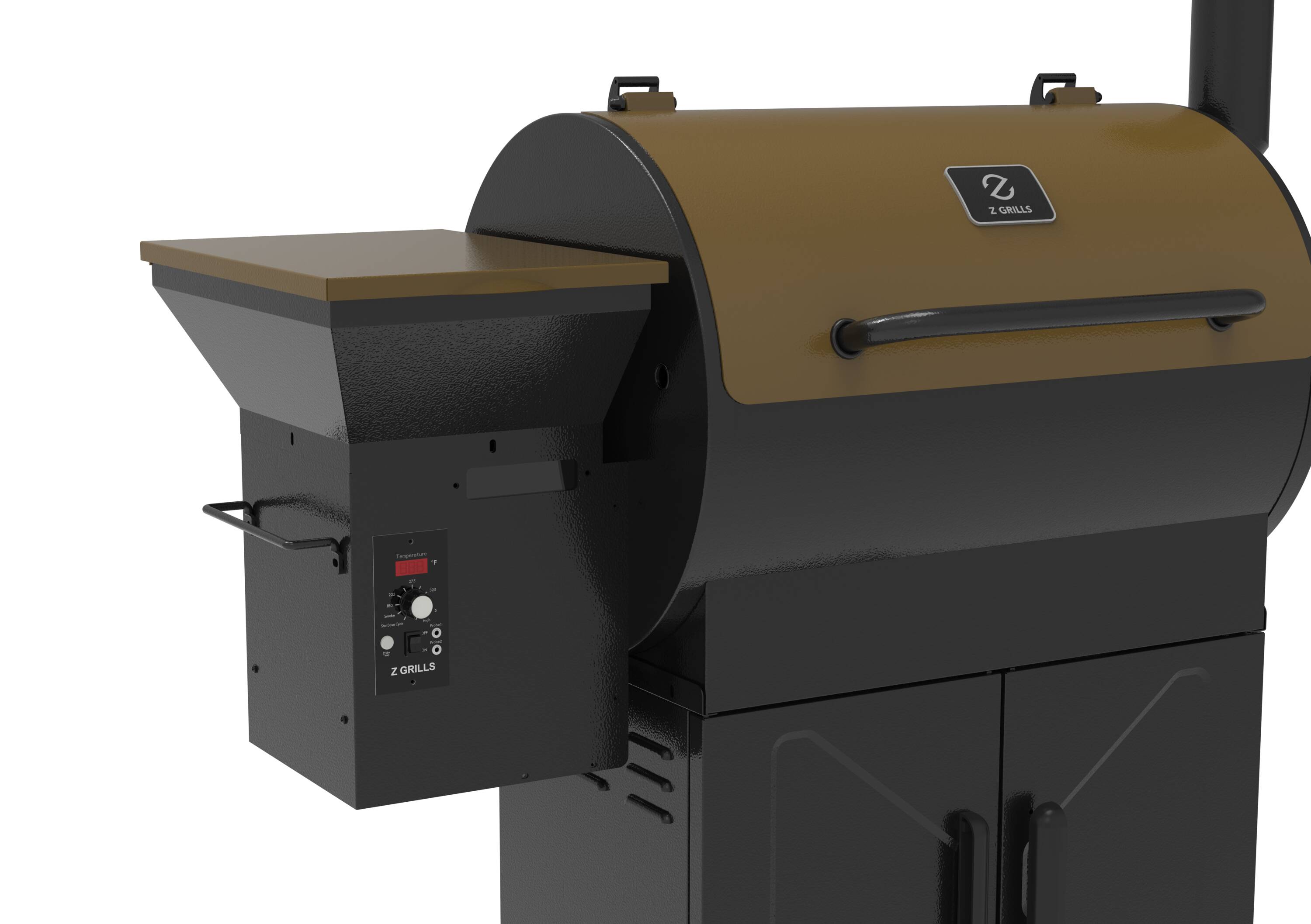 Z GRILLS ZGrill 697-Sq. in Rose Gold Pellet Grill with Smart Compatibility