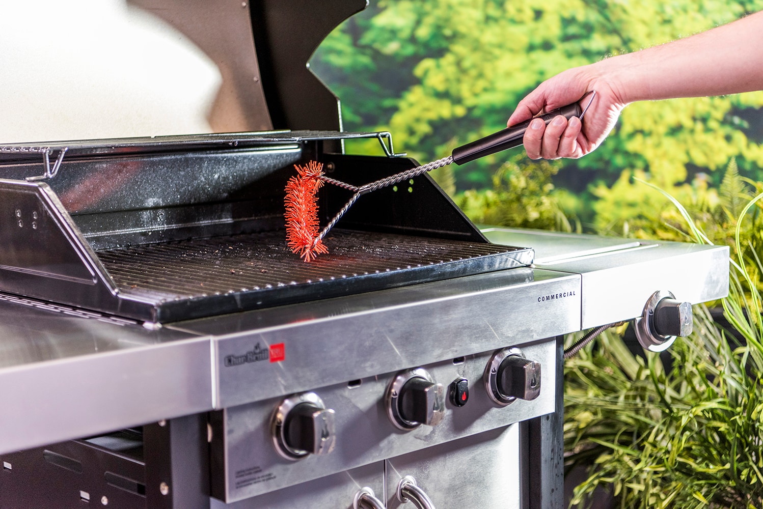 Charbroil Safer Nylon Plastic 17.5-in Grill Brush