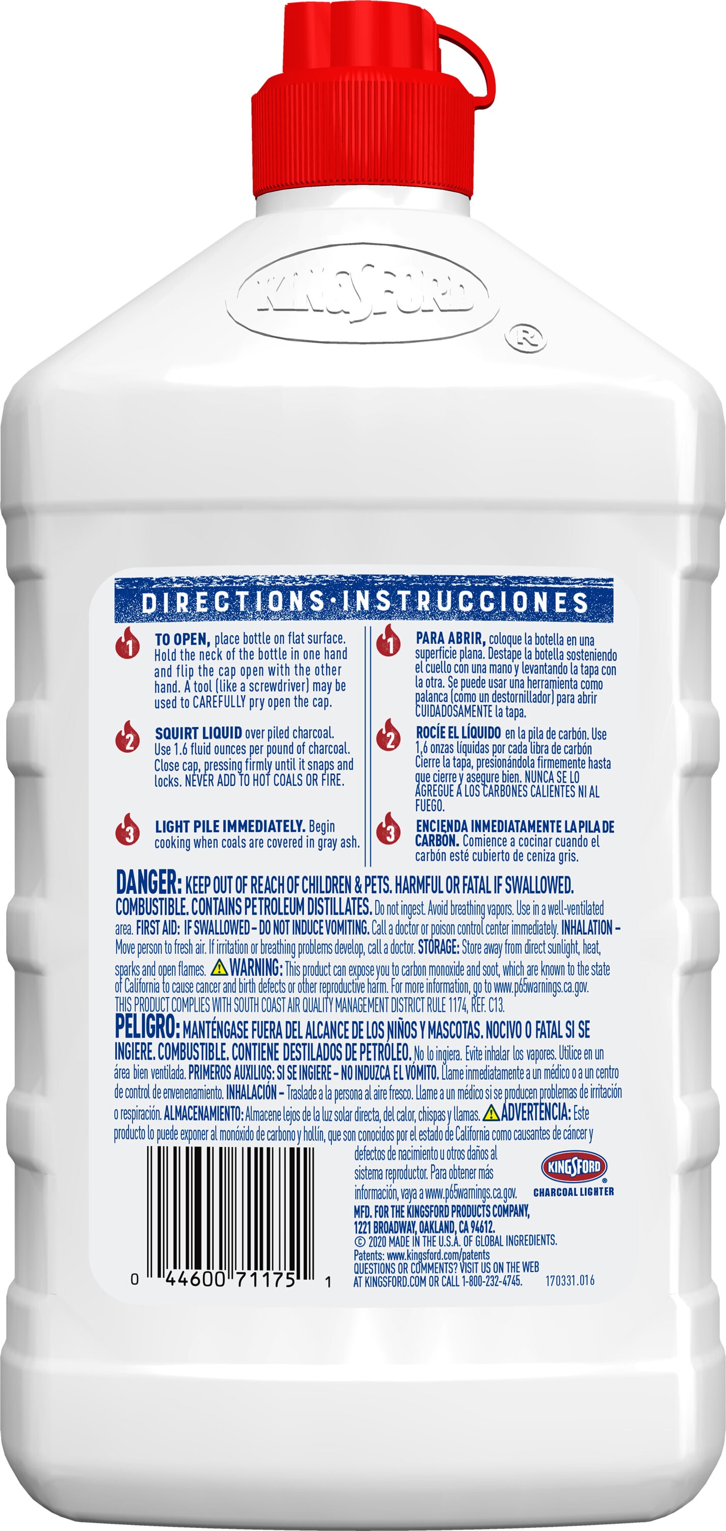 Kingsford Odorless 32-fl oz Charcoal Lighter Fluid