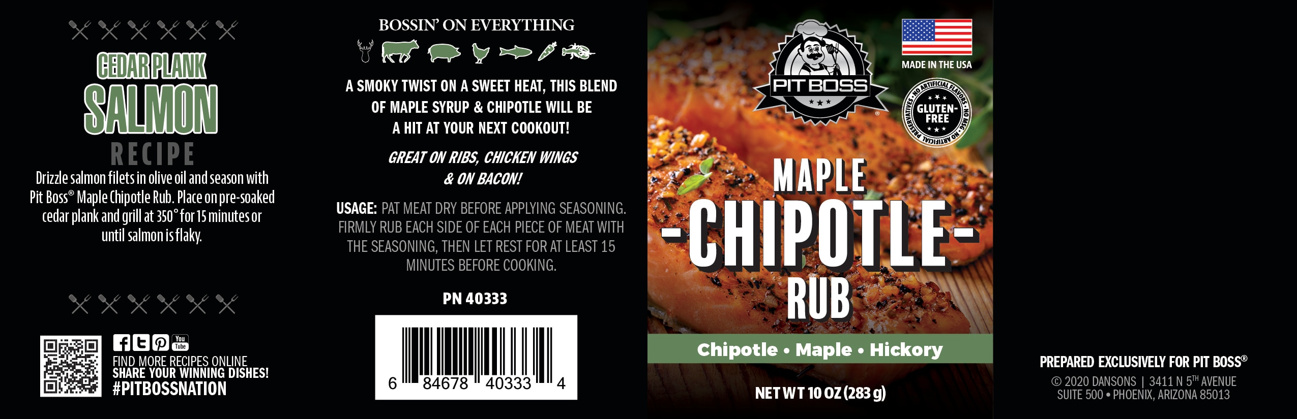 Pit Boss 11-oz Maple Chipotle Rub/Seasoning