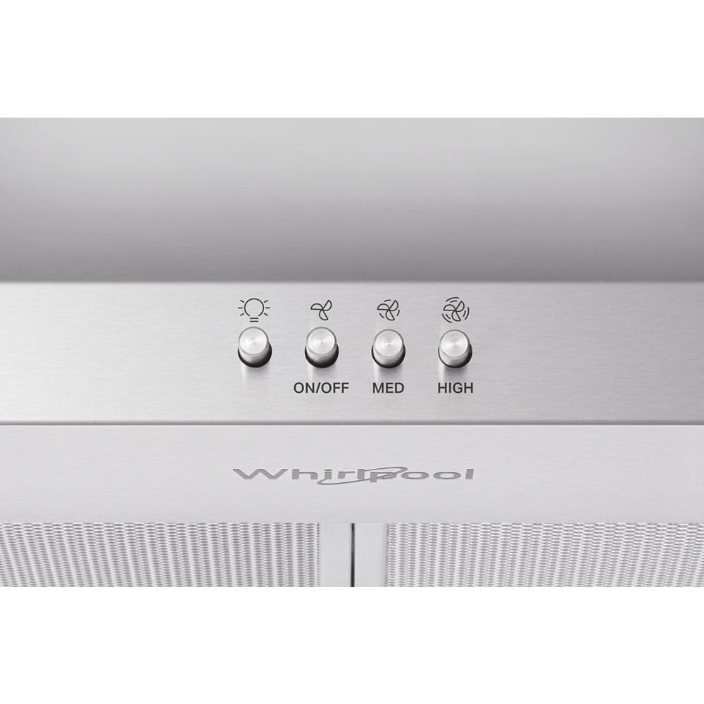Whirlpool 30 in Wall Mount Range Hood Stainless Steel