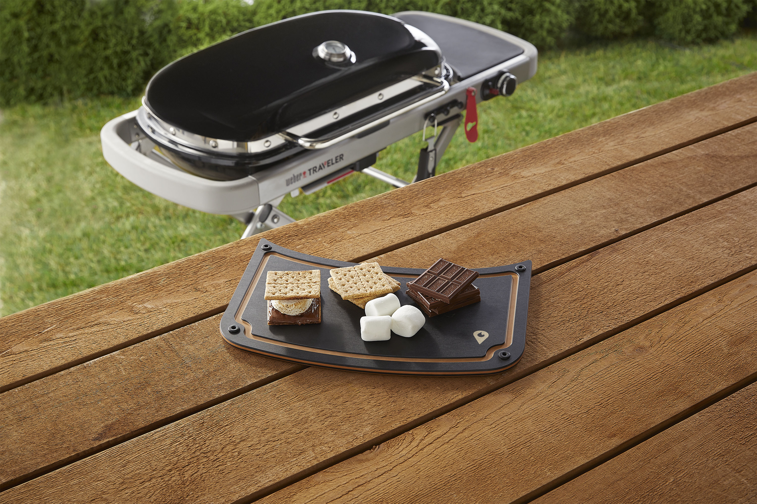 Weber Traveler Reversible Prep and Serve Resin Accessory kit