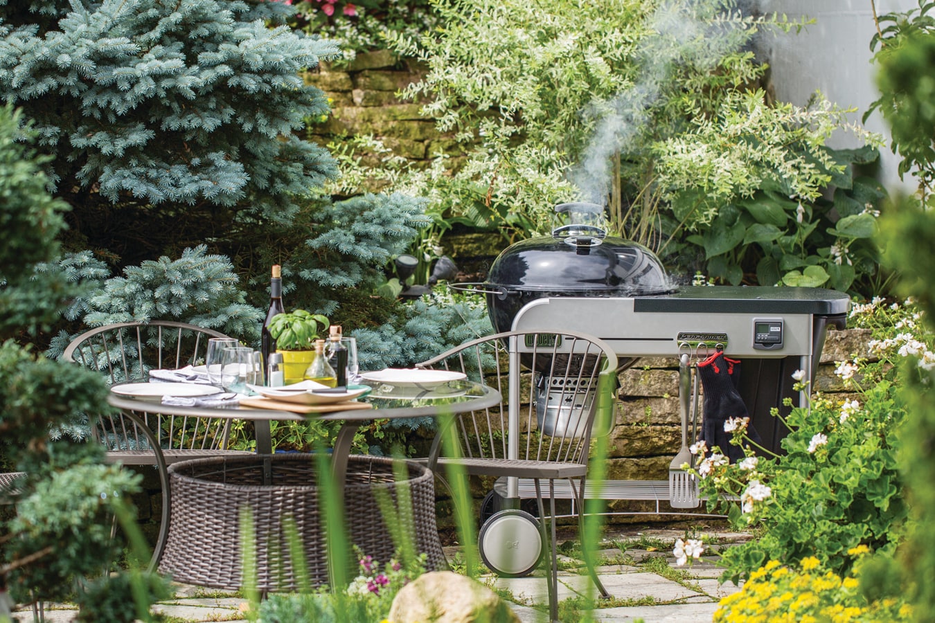 Weber Performer Premium 22-in W Black Kettle Charcoal Grill