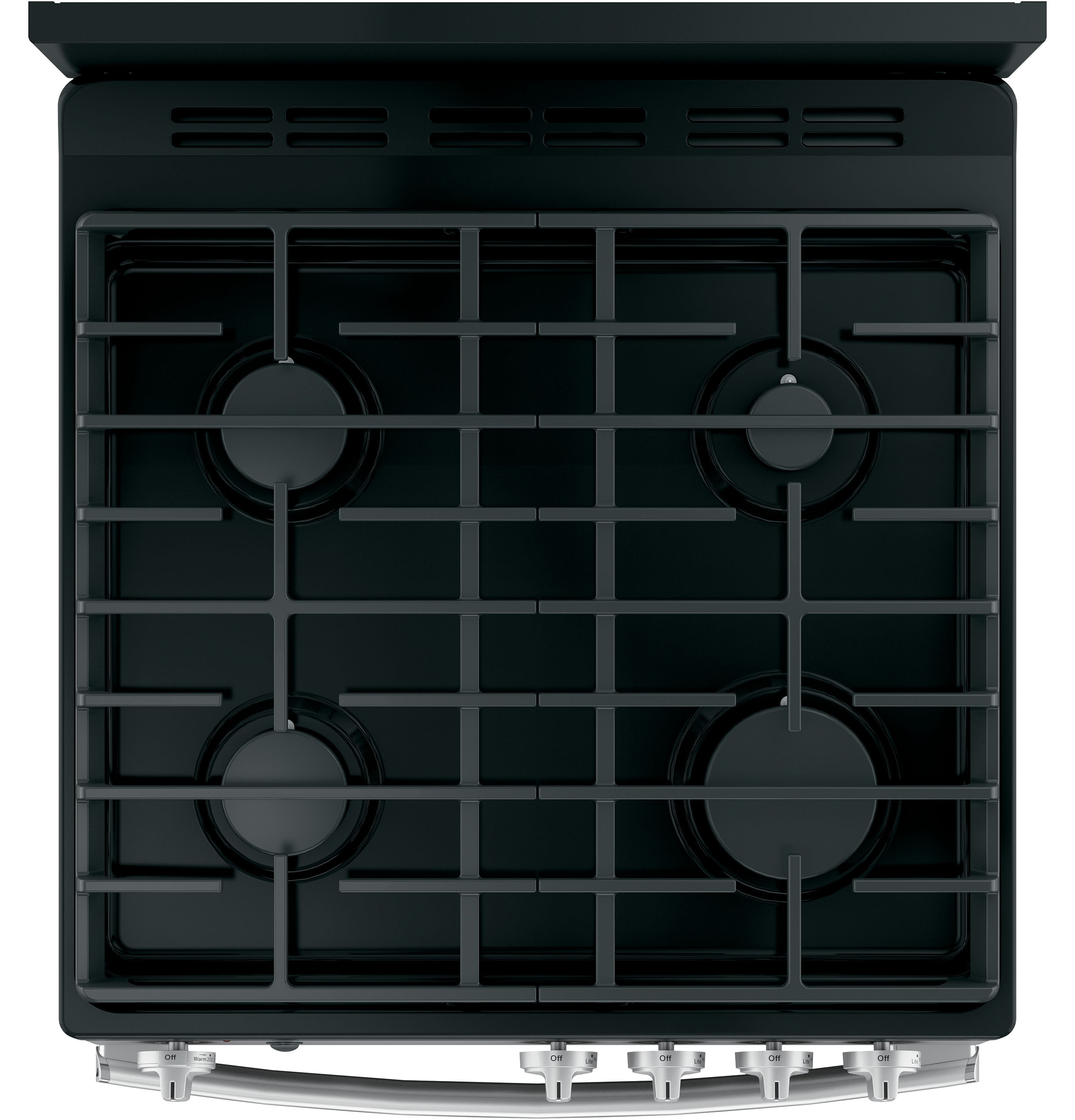 GE 24-in 4 burners 2.9-cu ft Freestanding Natural Gas Range ( Stainless Steel )