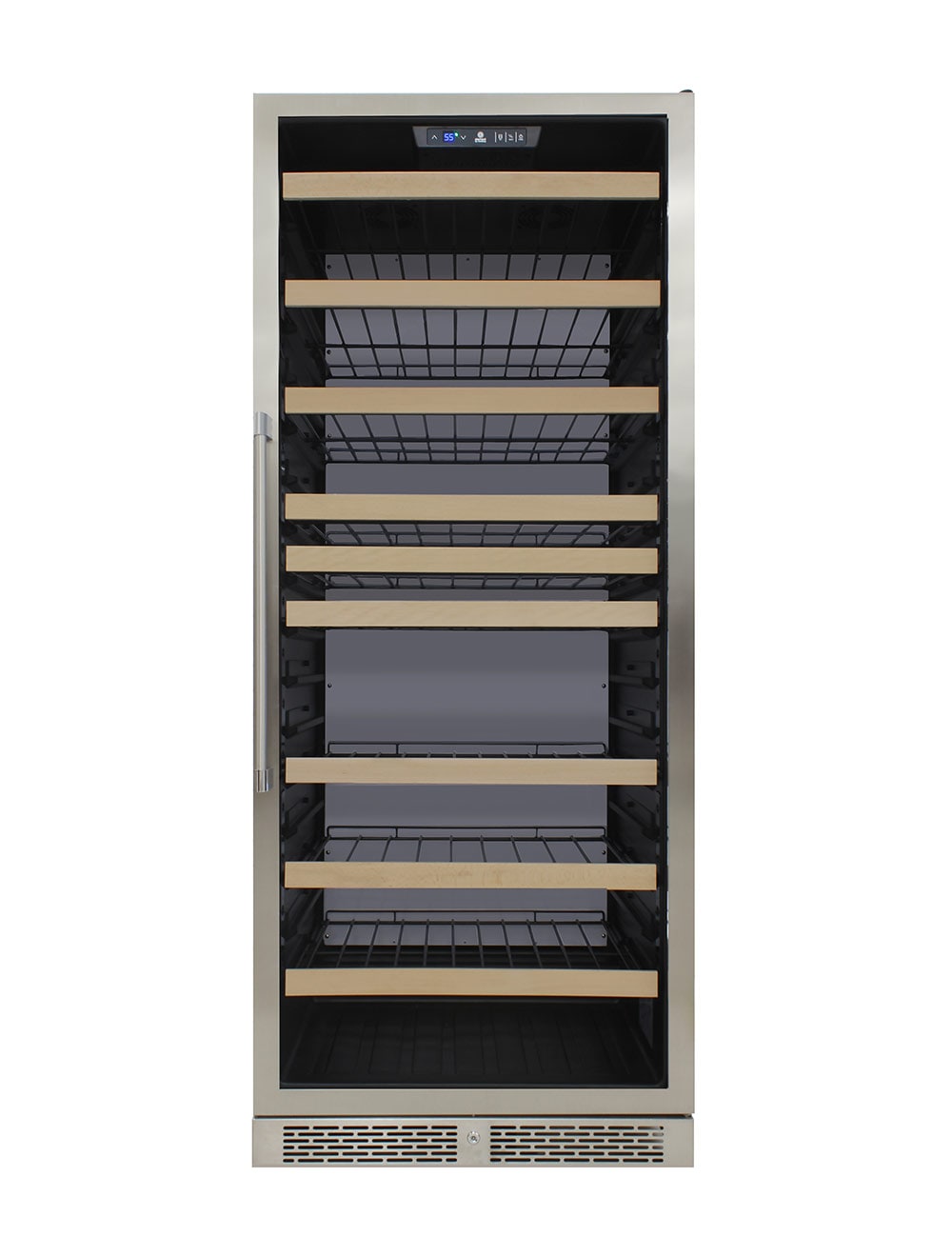Vinotemp 29.5-in W 173 -Bottles Stainless Steel Built-in/Freestanding Indoor Wine Cooler