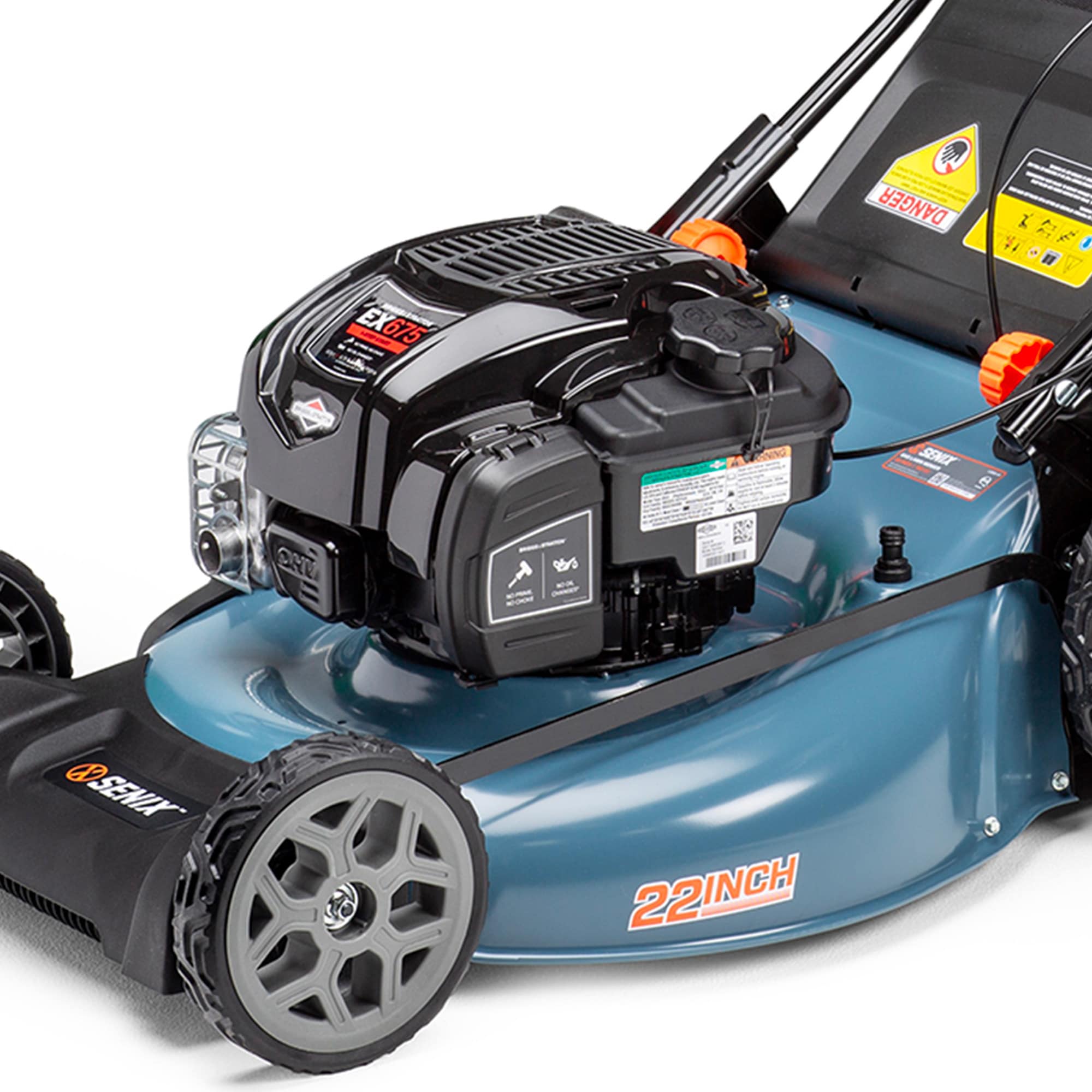 SENIX 22-in Gas Self-propelled lawn mower with 163-cc Briggs and Stratton Engine