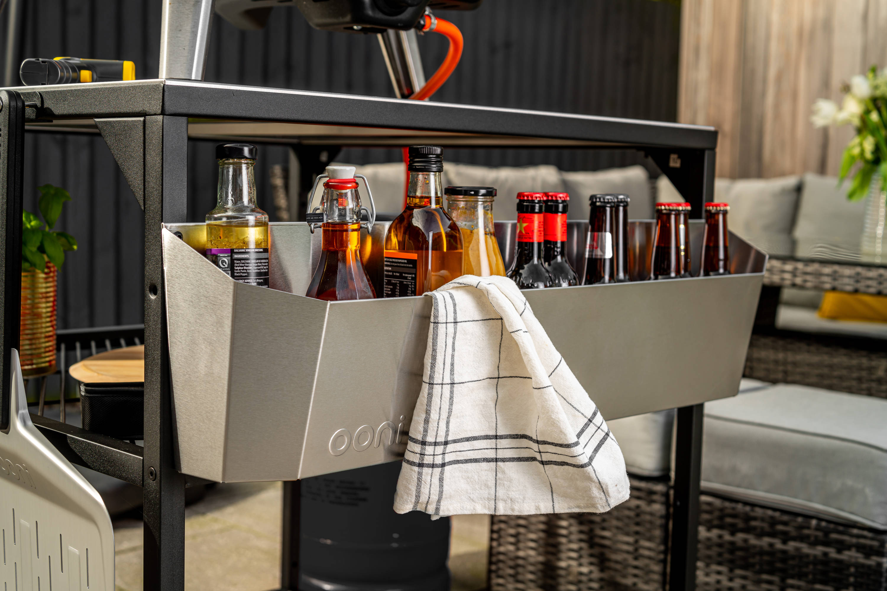 Ooni Utility Box Stainless steel Grill caddy