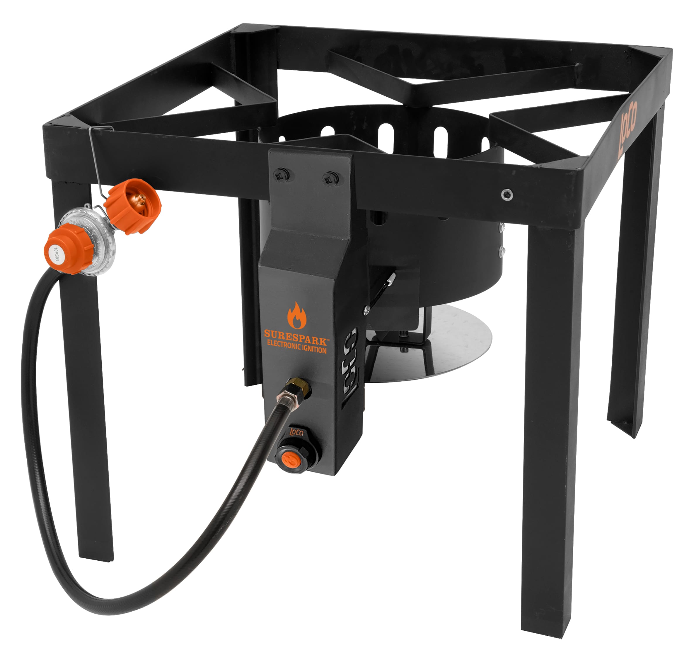 LoCo COOKERS Loco 80Qt kit 1 -Burner Propane 20-lb. tank Electronic Stainless steel Jet cooker