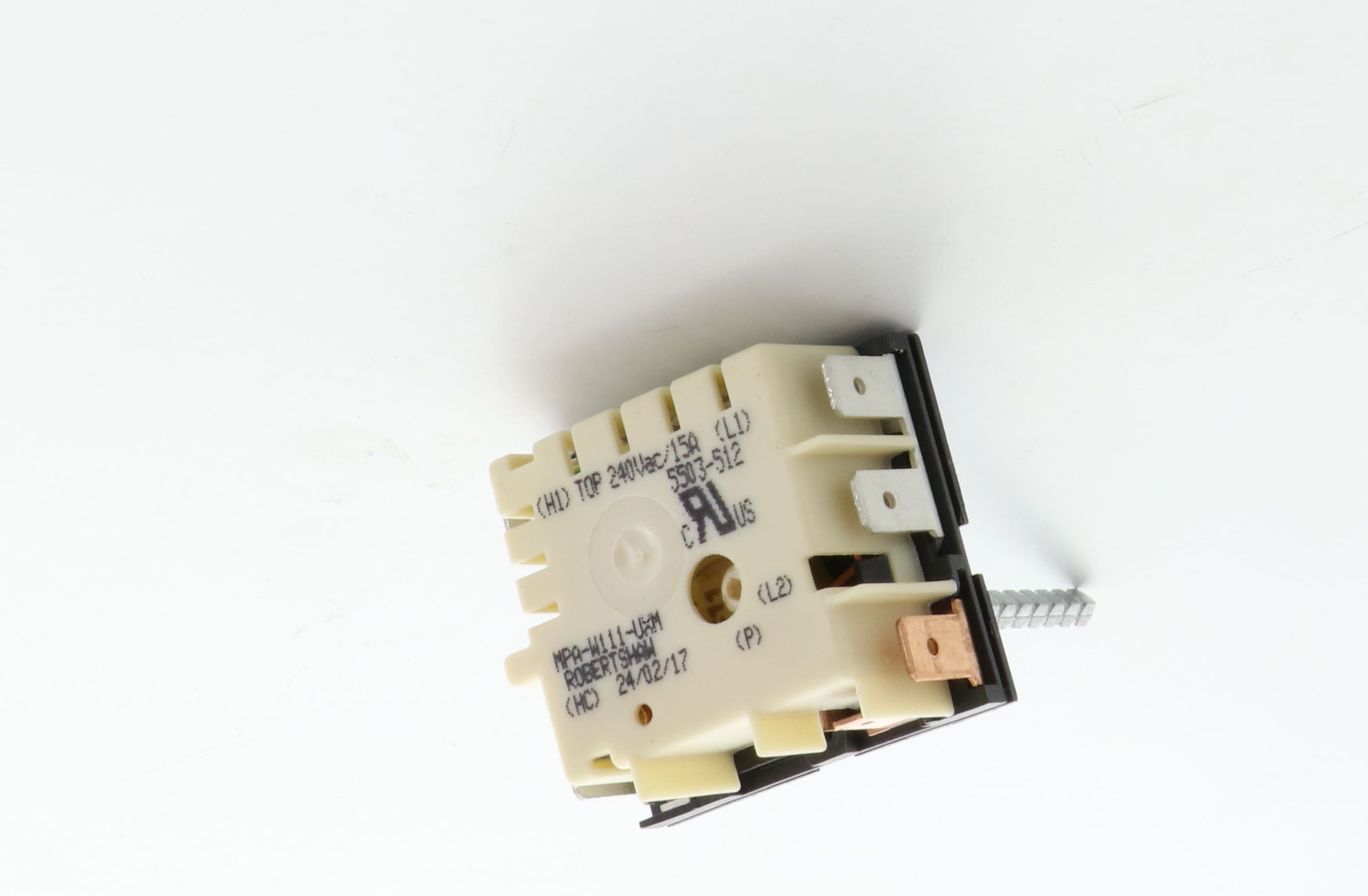 Robertshaw Electric range 6-in Switch for 6-in burner ( Beige, silver, black )
