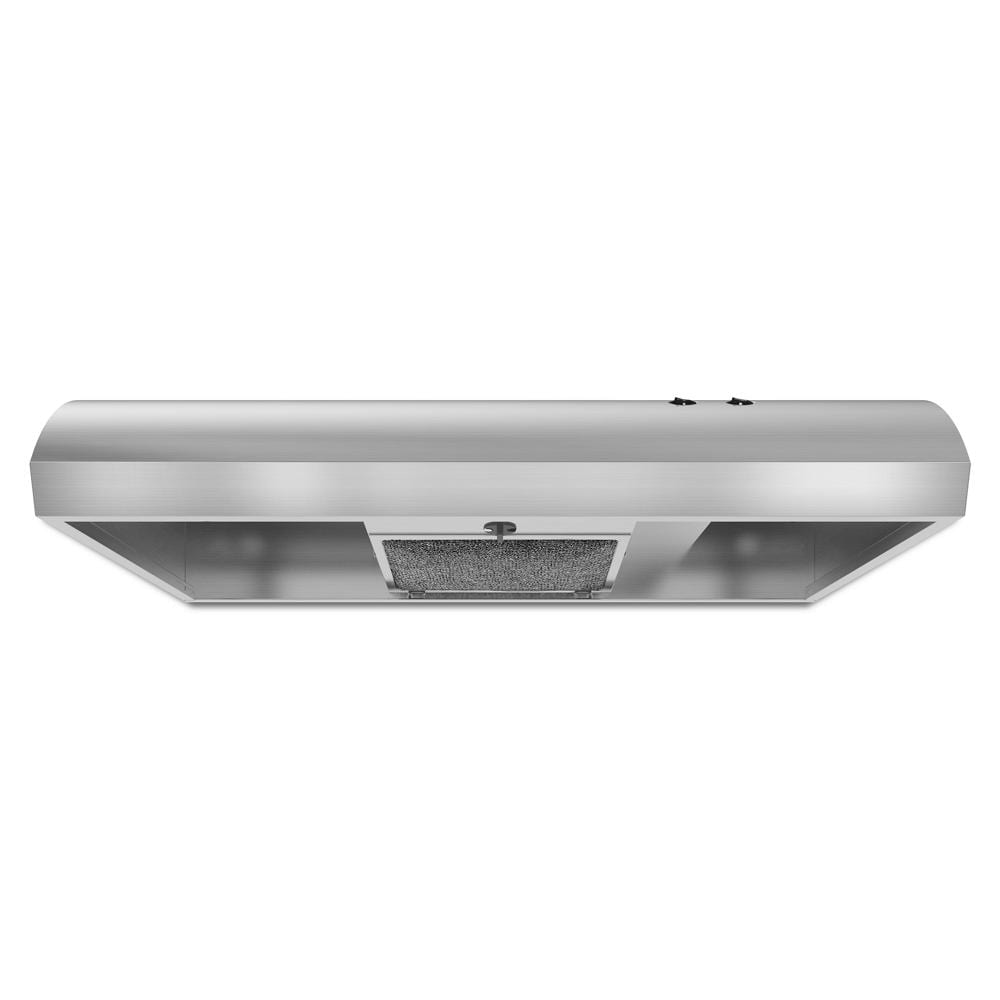 Whirlpool 30 in Ductless Stainless Steel Undercabinet Range Hood Common 30 in Actual 29 938 in