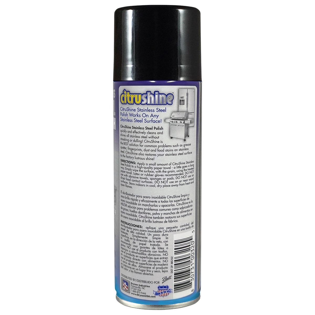 Citrushine CitruShine 6 Fluid ounce(s) Stainless-steel cleaner