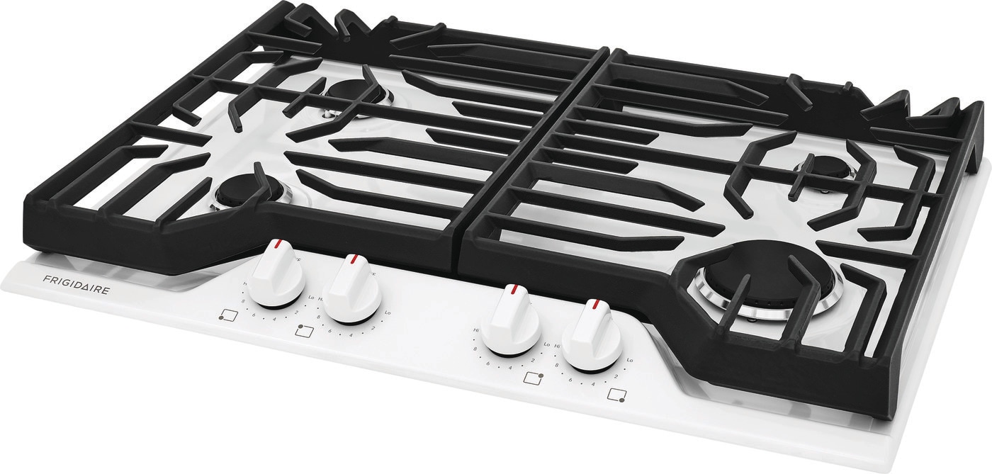 Frigidaire 30-in 4 burners White Gas Cooktop