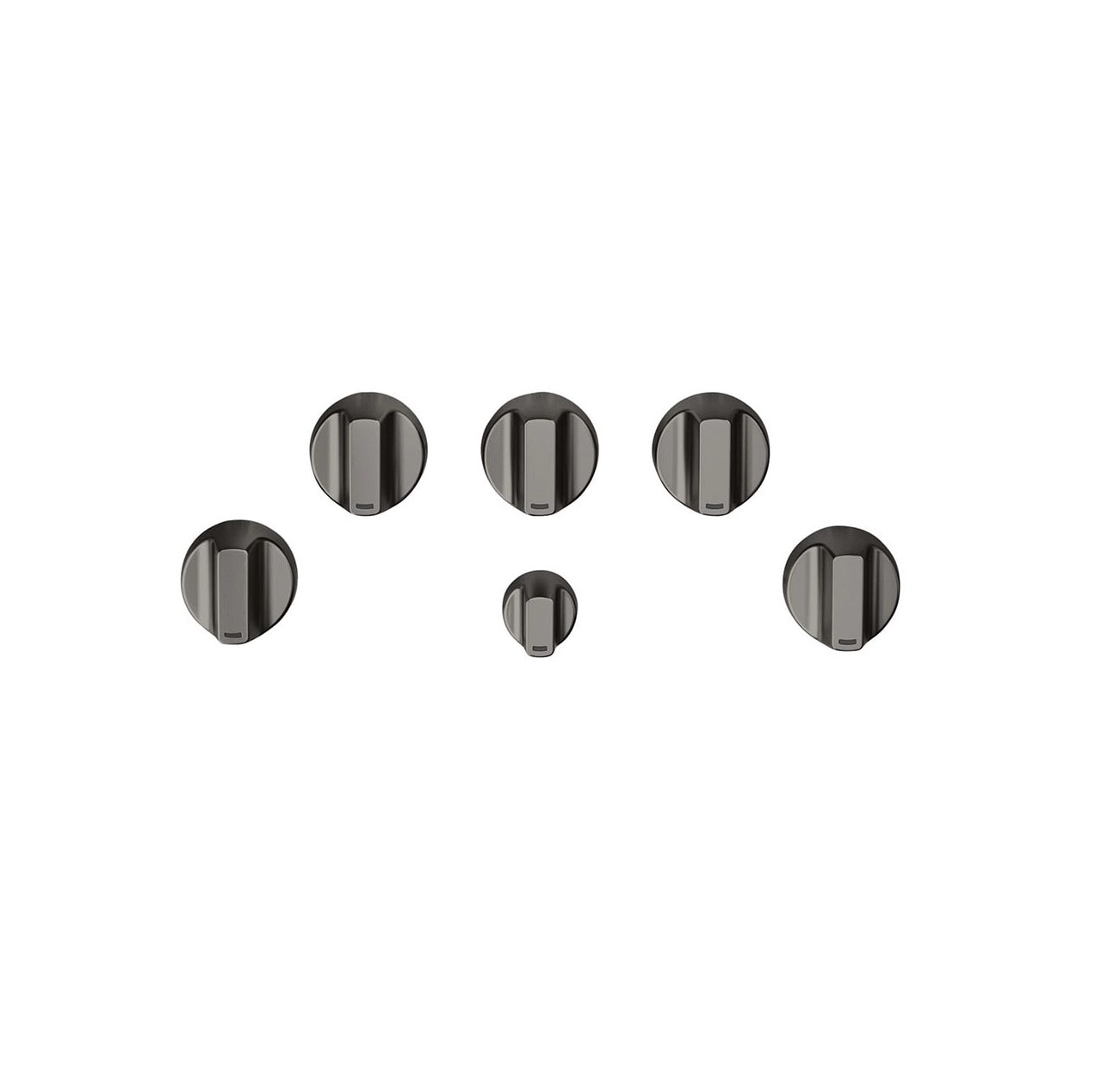 Cafe 30-in Gas cooktop Knob kit ( Brushed Black )