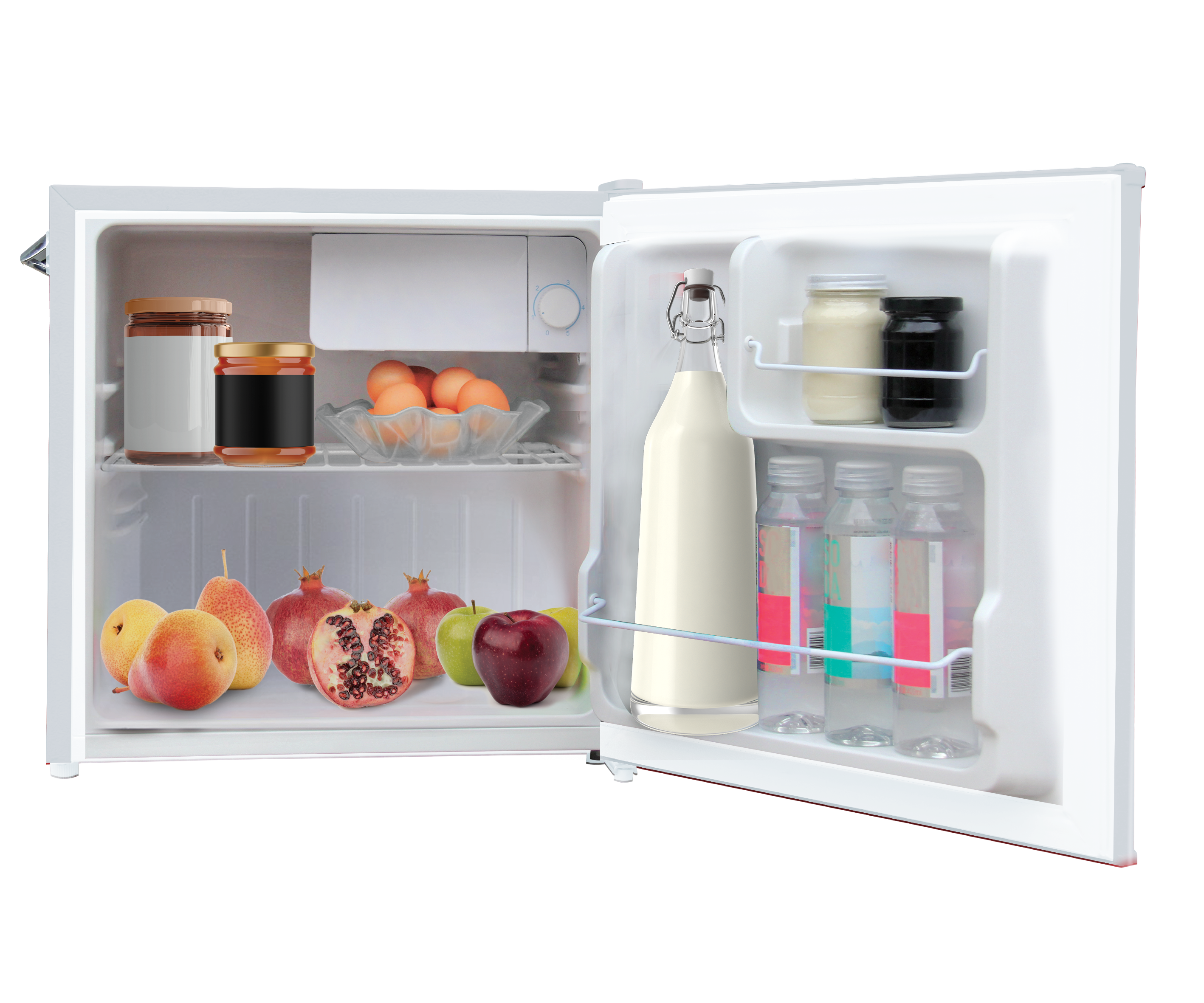 Frigidaire 20-in W 46 -Can Capacity White Freestanding Indoor Beverage Refrigerator