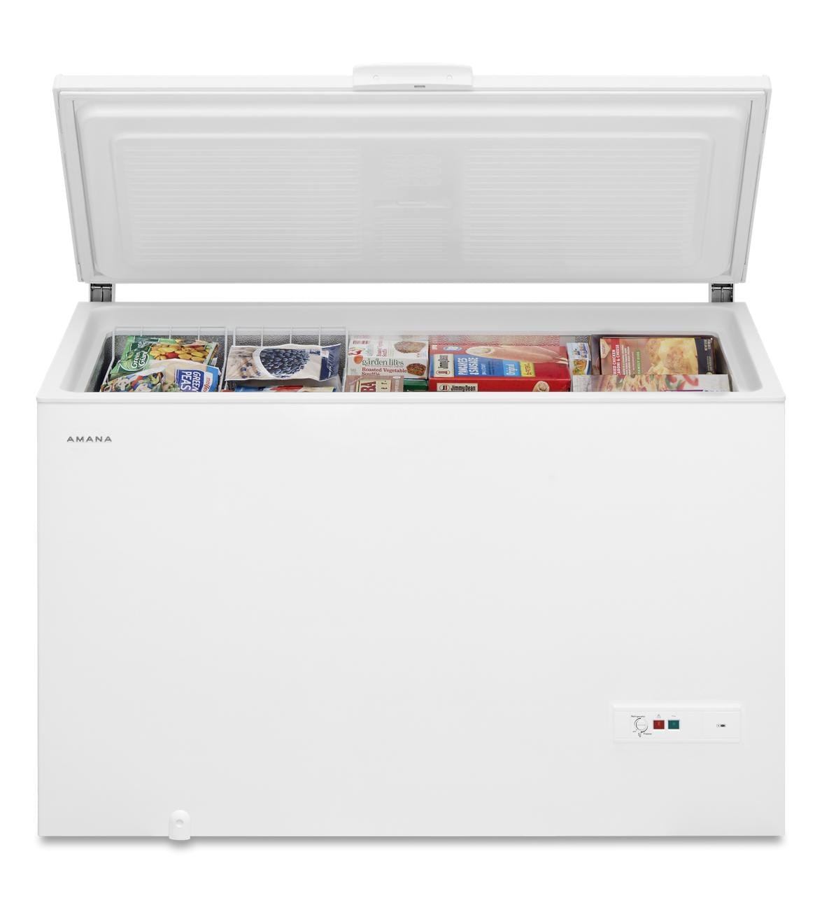 Amana Garage Ready 16 cu ft Garage Ready Manual Defrost Chest Freezer with Temperature Alarm White