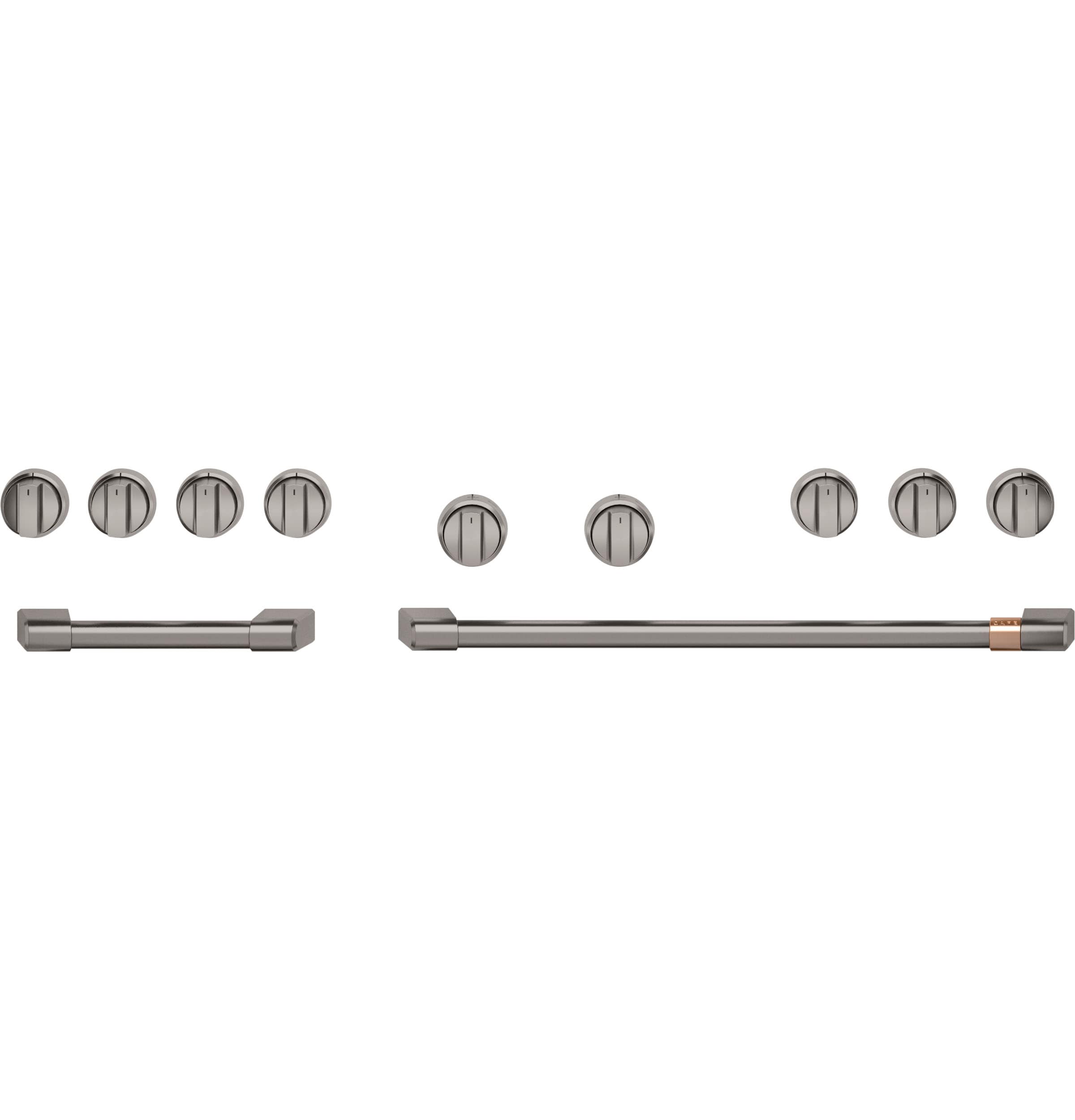 Cafe 48-in Gas range Handle and knob kit ( Brushed Black )