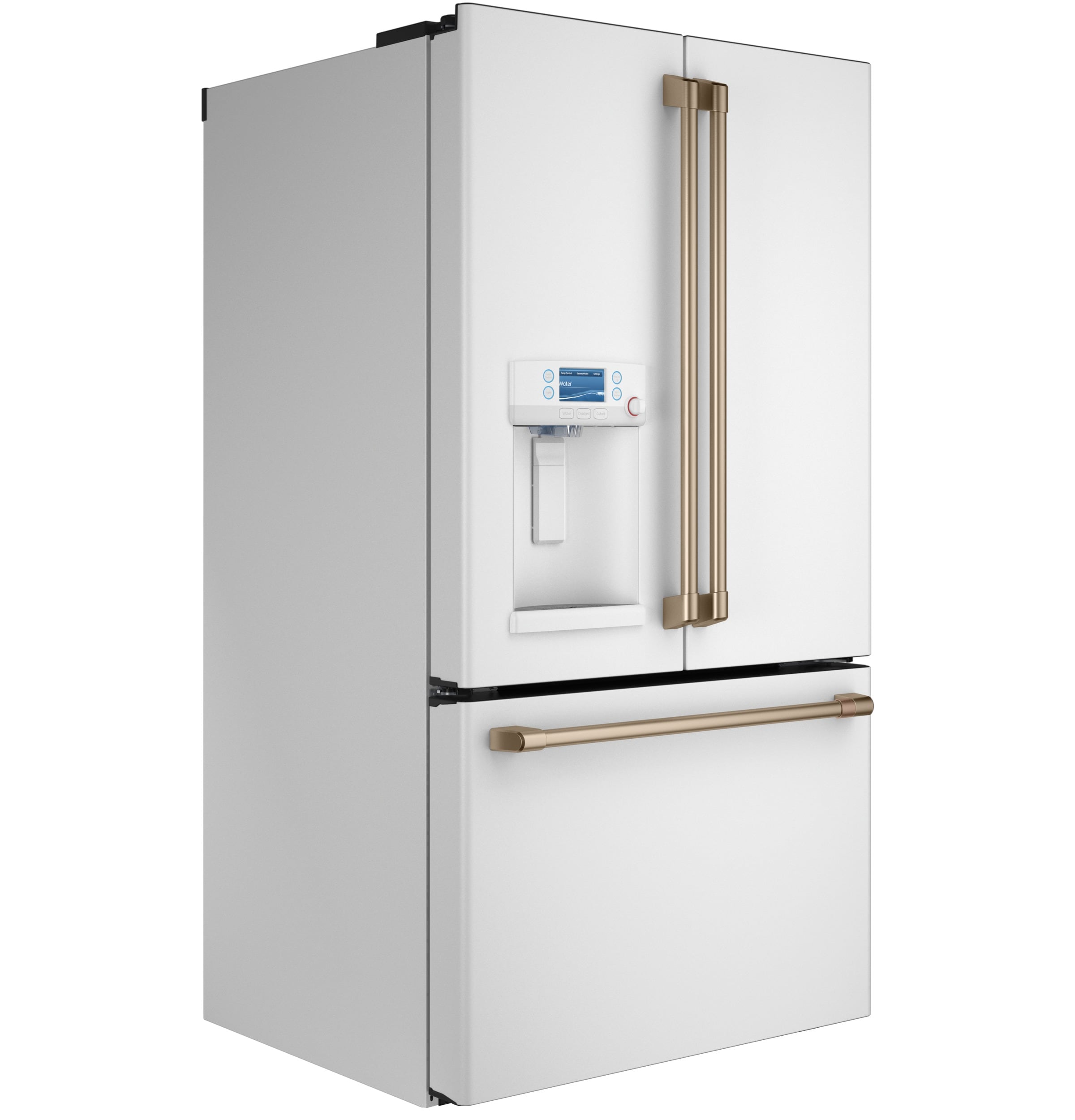 Cafe French Door Refrigerator Right Full-depth Panel Kit Matte White