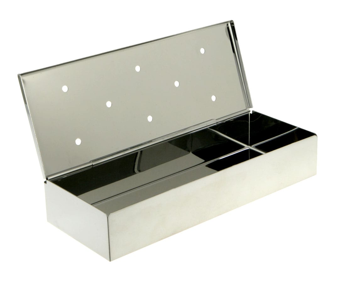 Master Forge 3.6-in L x 9 W x 1.7 H Stainless steel Smoker Box Hinged Top