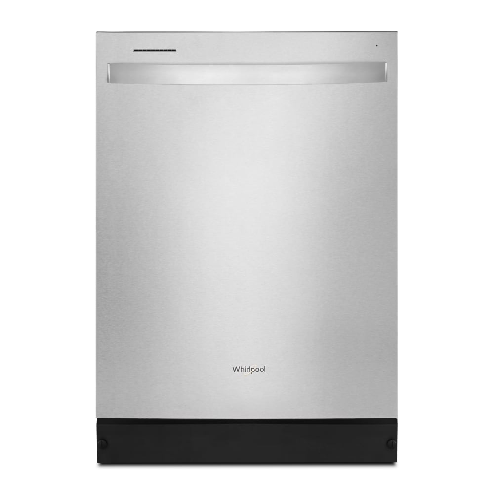 Whirlpool Top Control 24 in Built In Dishwasher Fingerprint Resistant Stainless Steel 55 dBA