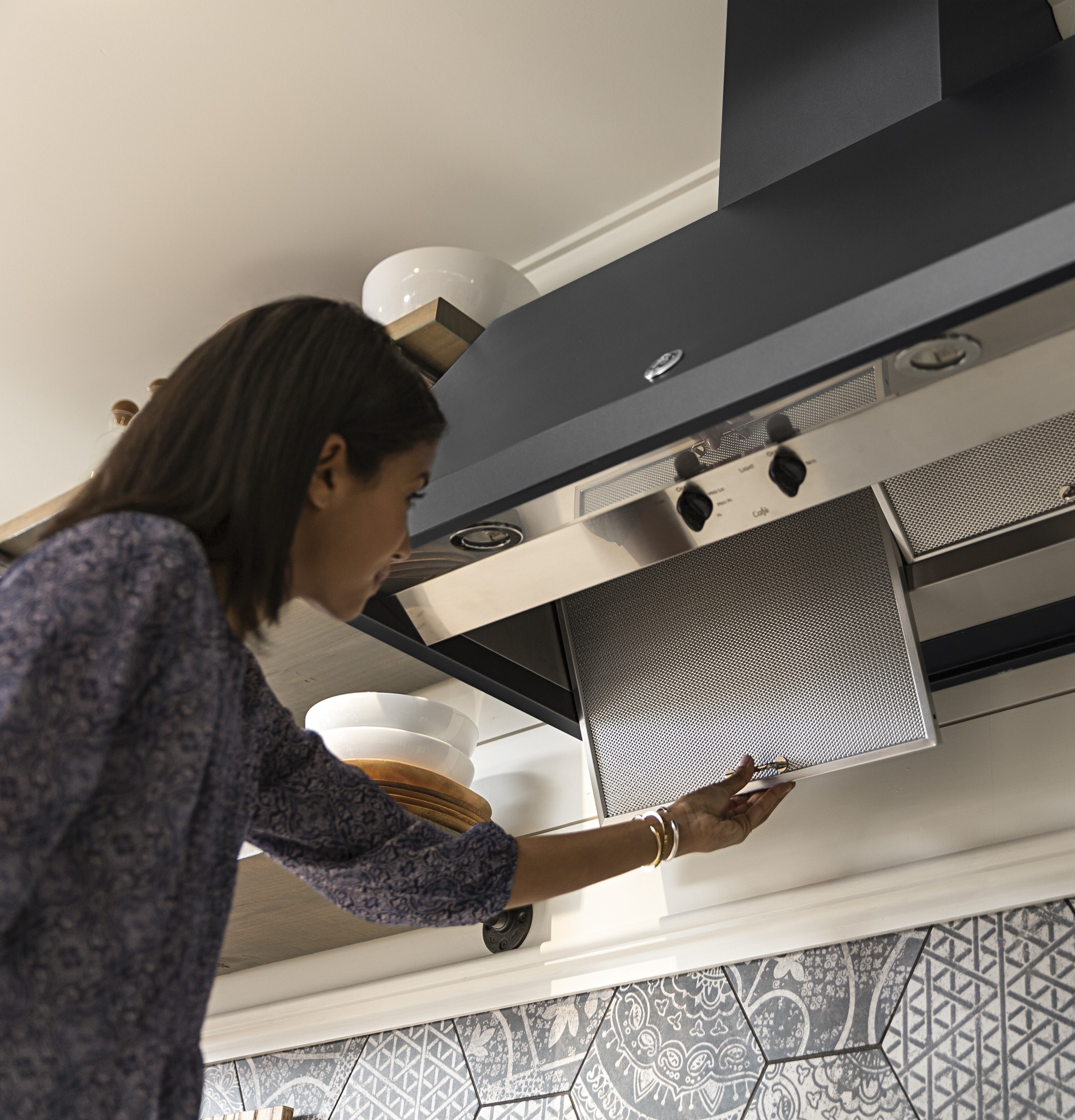 GE Universal Recirculation kit Stainless look