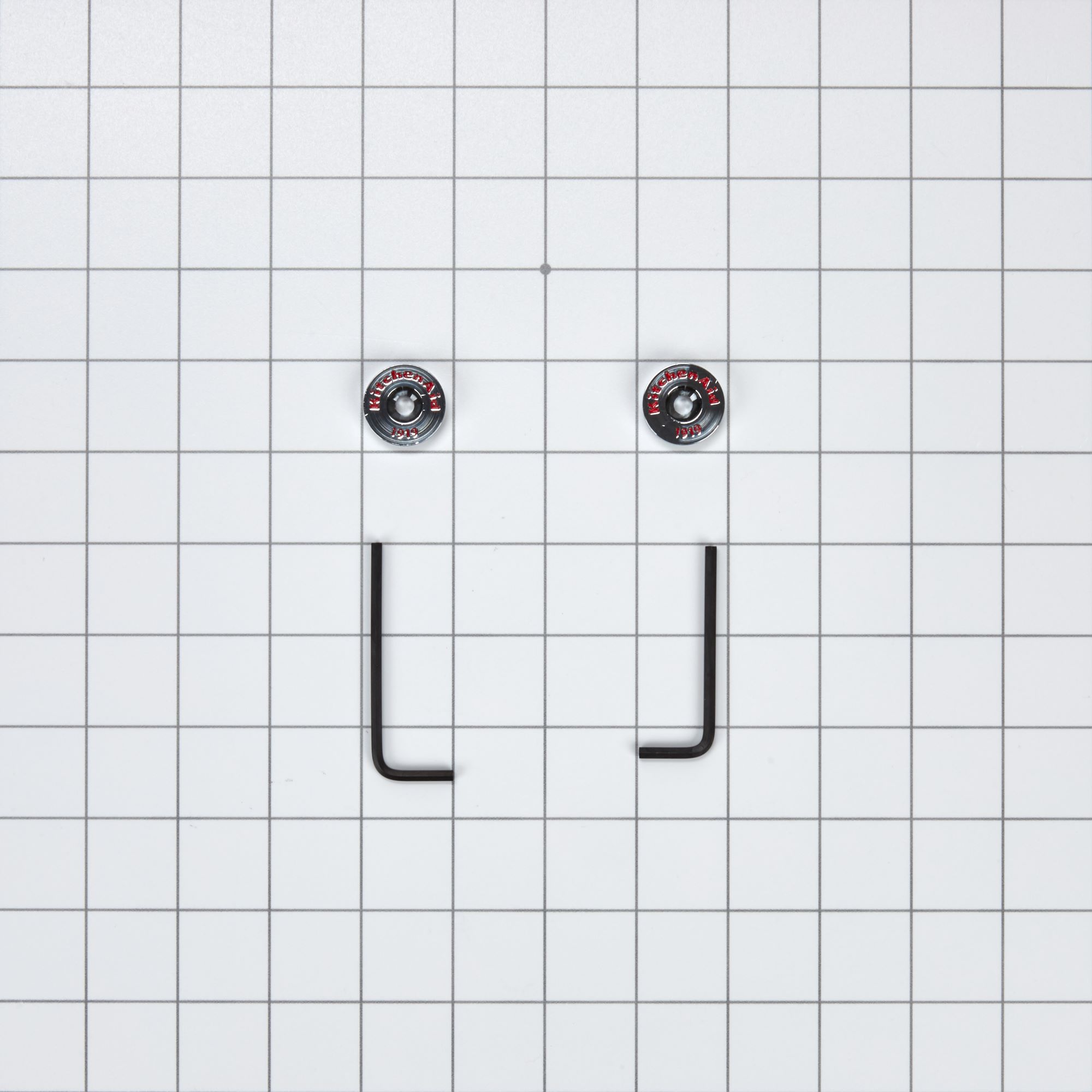 KitchenAid Wall oven handle medallion ( Chrome )