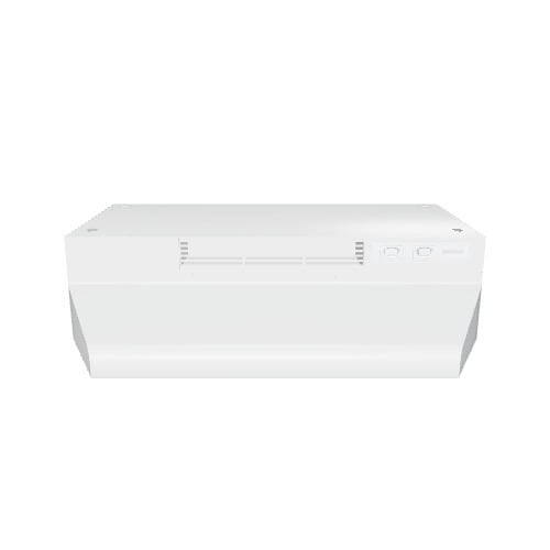 Broan BROAN 41000 Series 24 in Ductless White on white Undercabinet Range Hood Common 24 in Actual 23 875 in