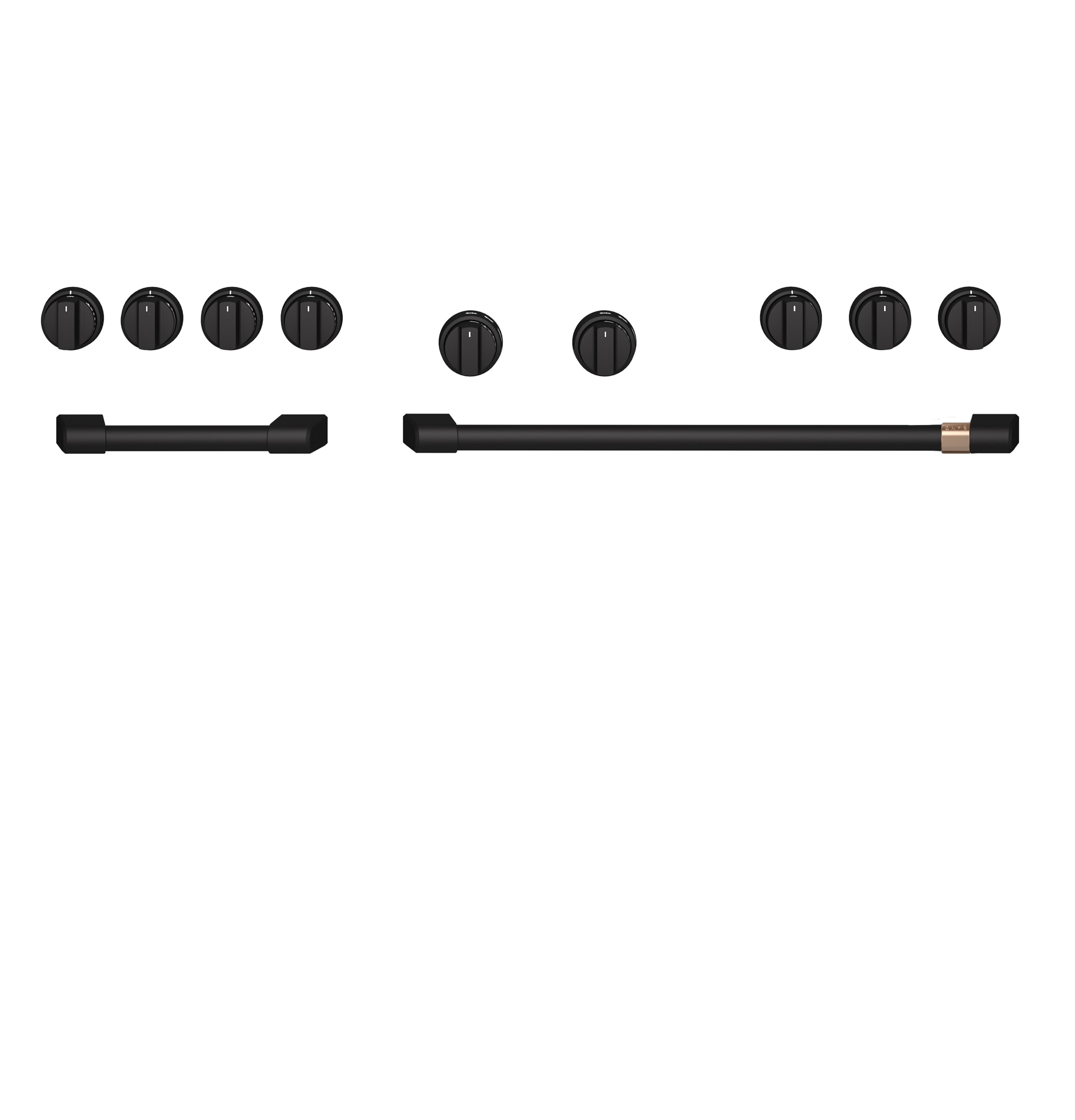 Cafe 48-in Gas range Handle and knob kit ( Flat Black )